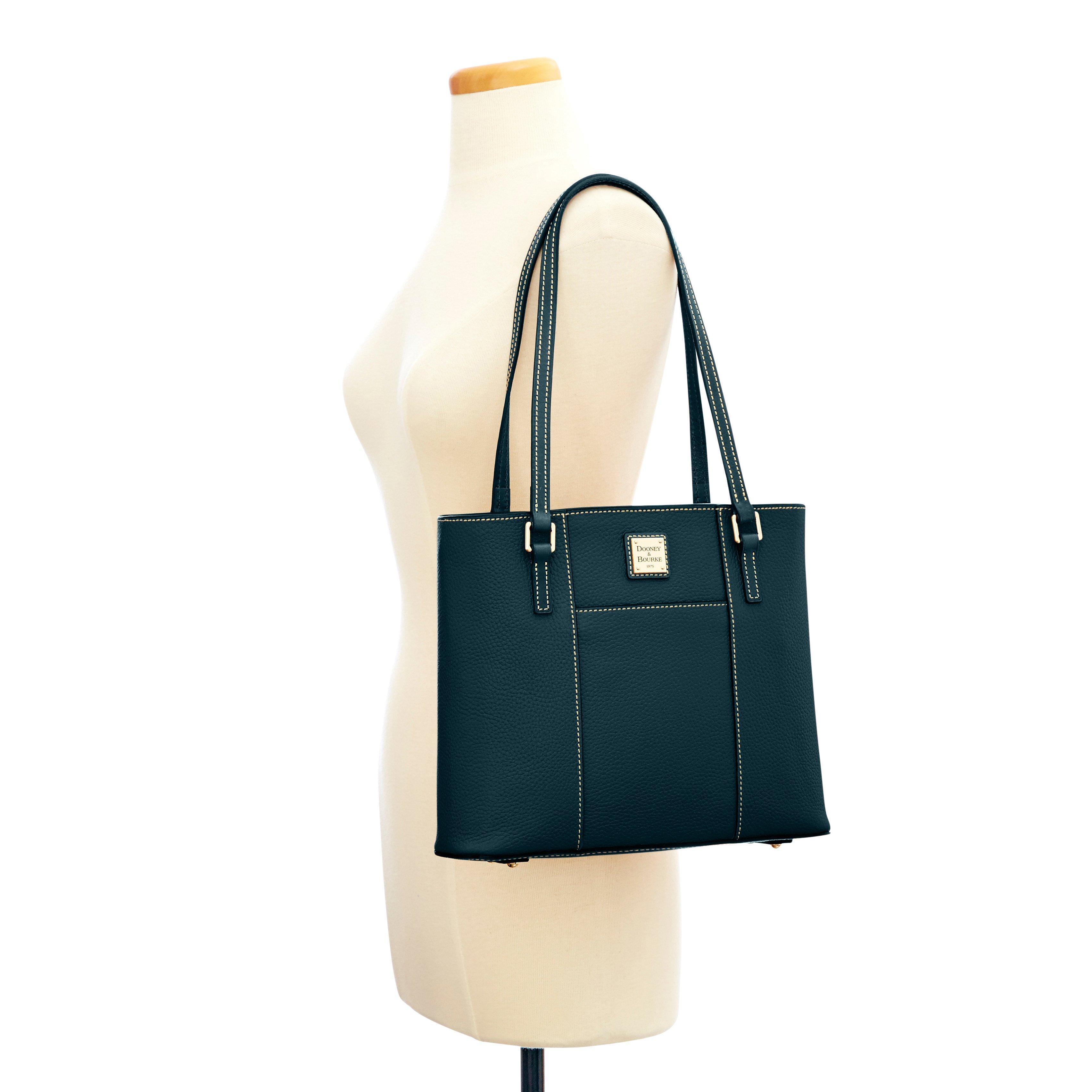 pebble grain small lexington shopper