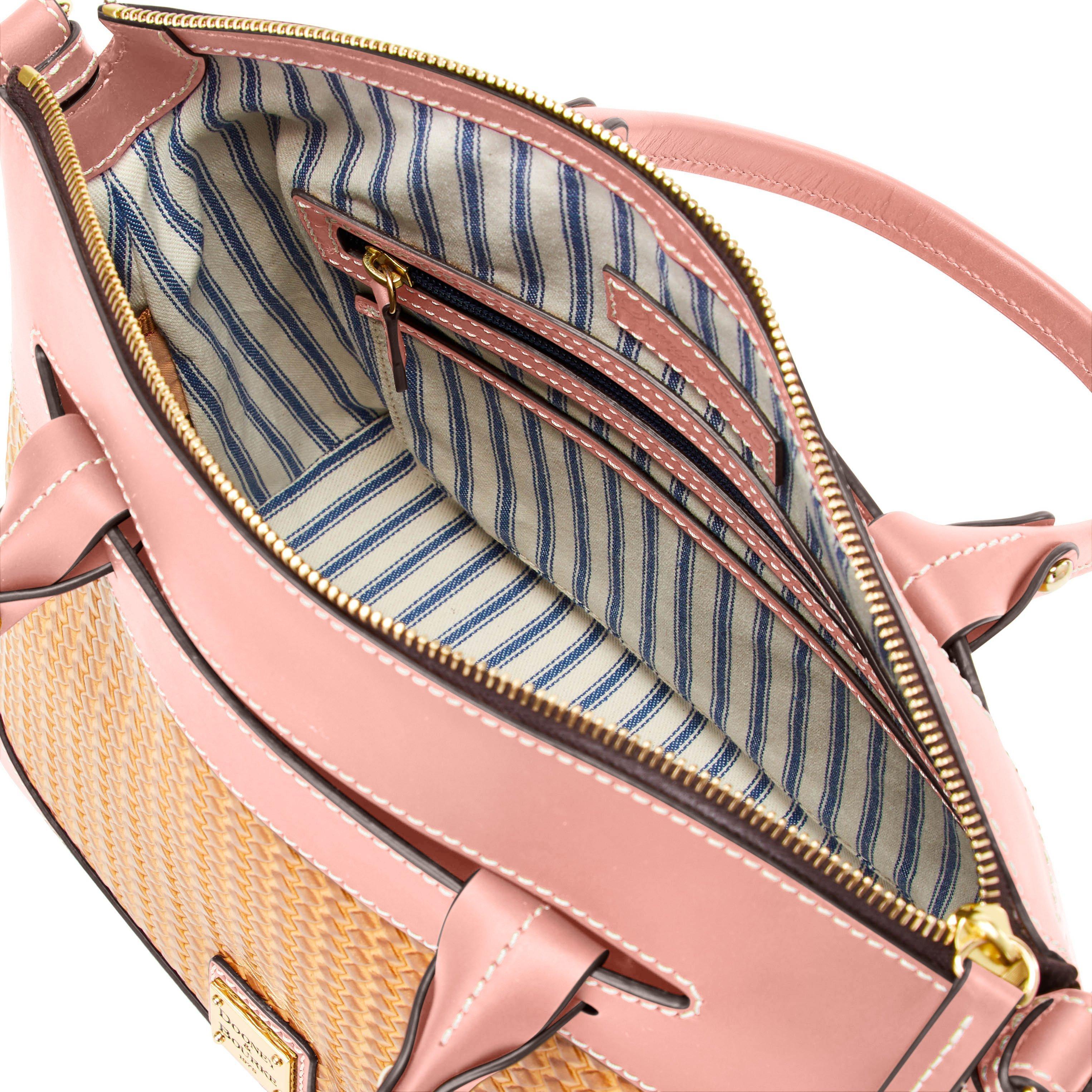 dooney & bourke beacon woven domed satchel
