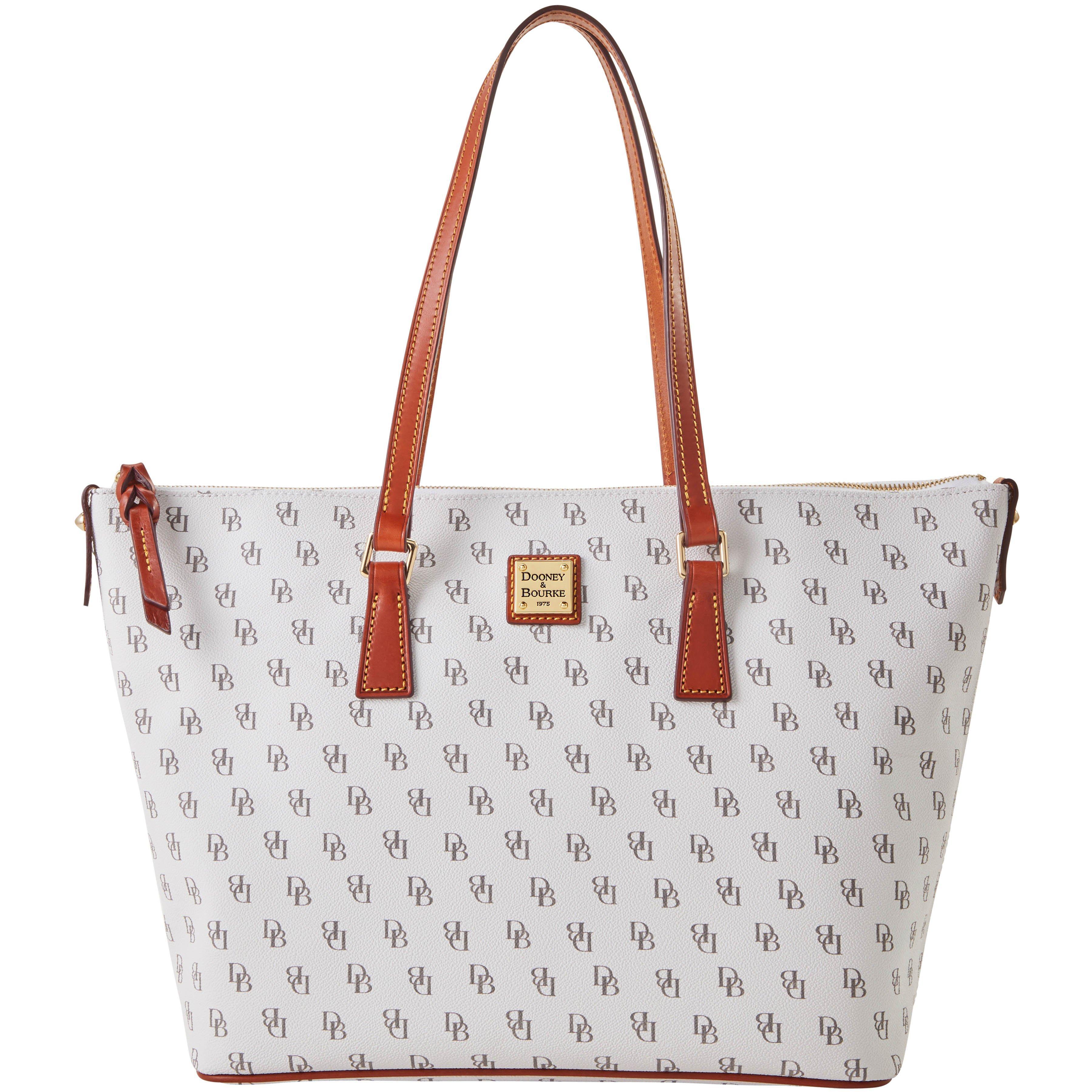 dooney and bourke zip top shopper