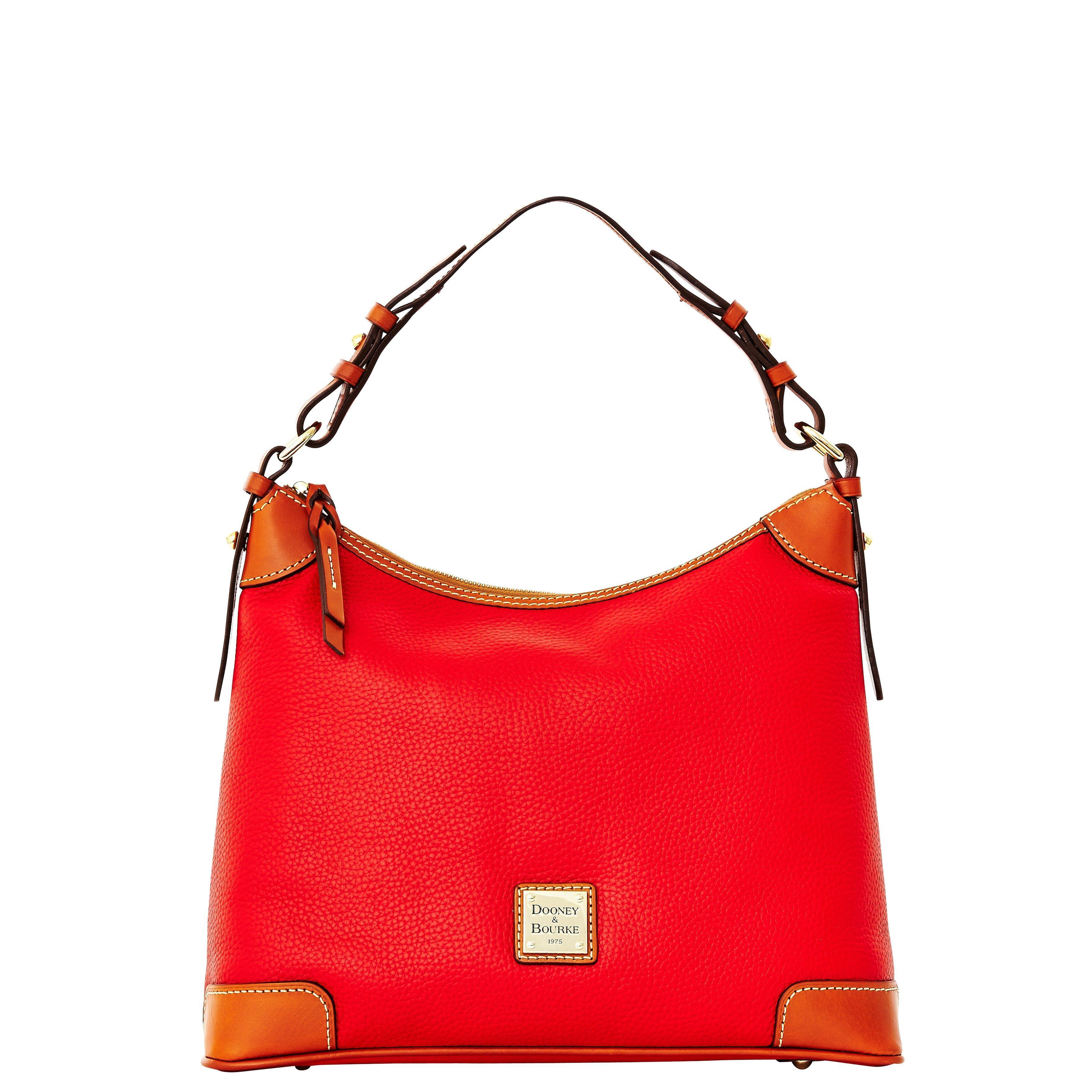 Dooney & Bourke Leather Pebble Grain Hobo in Red - Save 21% - Lyst