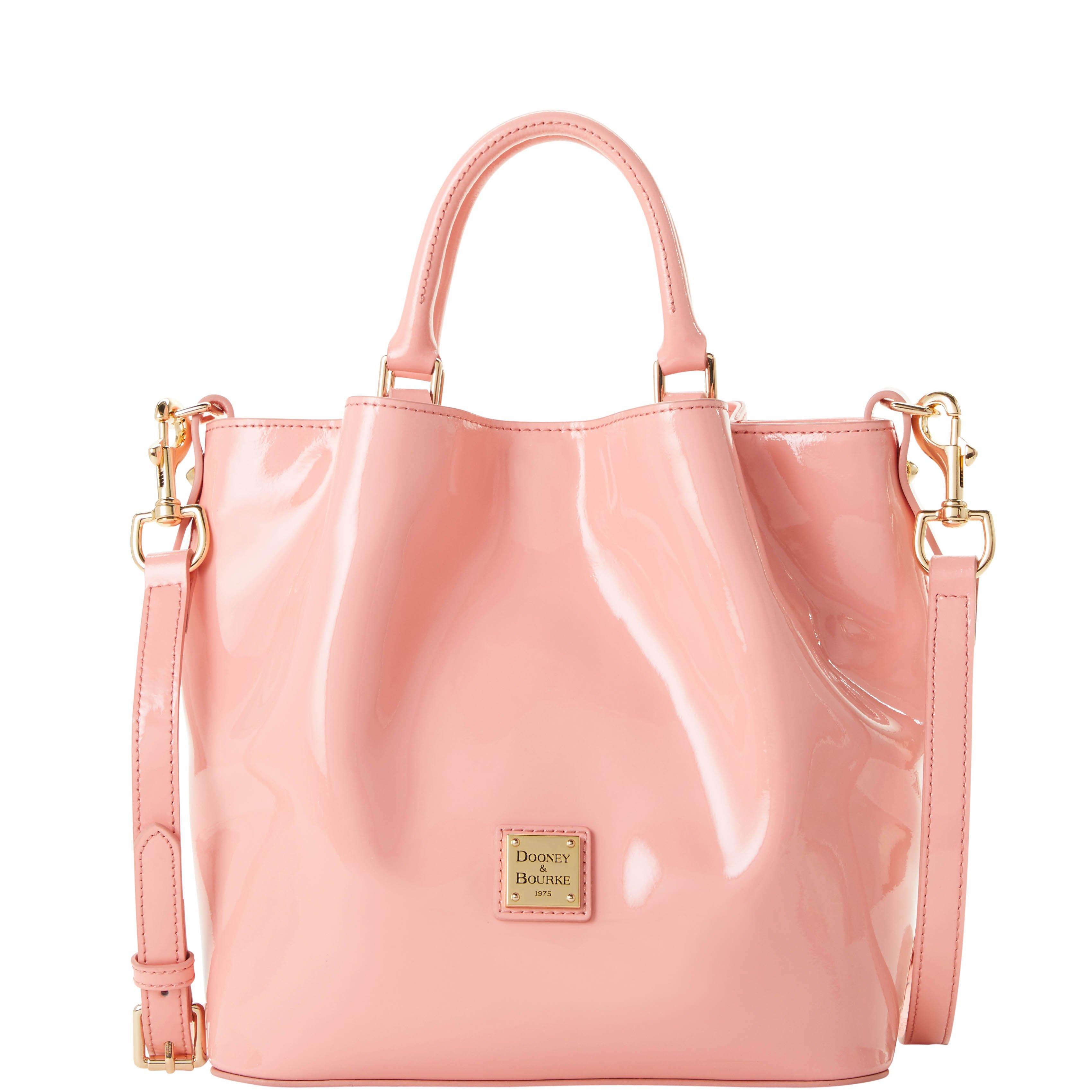 Dooney underbed and Bourke pink patent