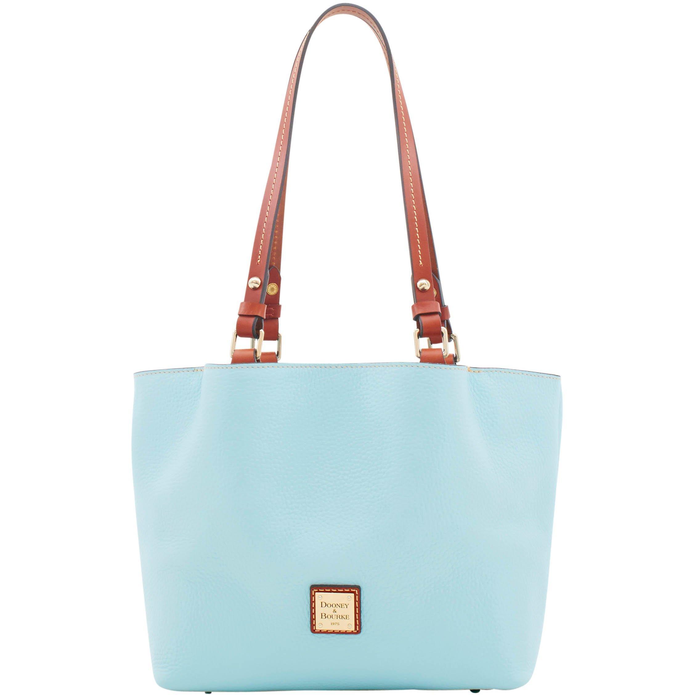 Dooney & Bourke Leather Pebble Grain Small Flynn in Pale Blue (Blue) - Lyst