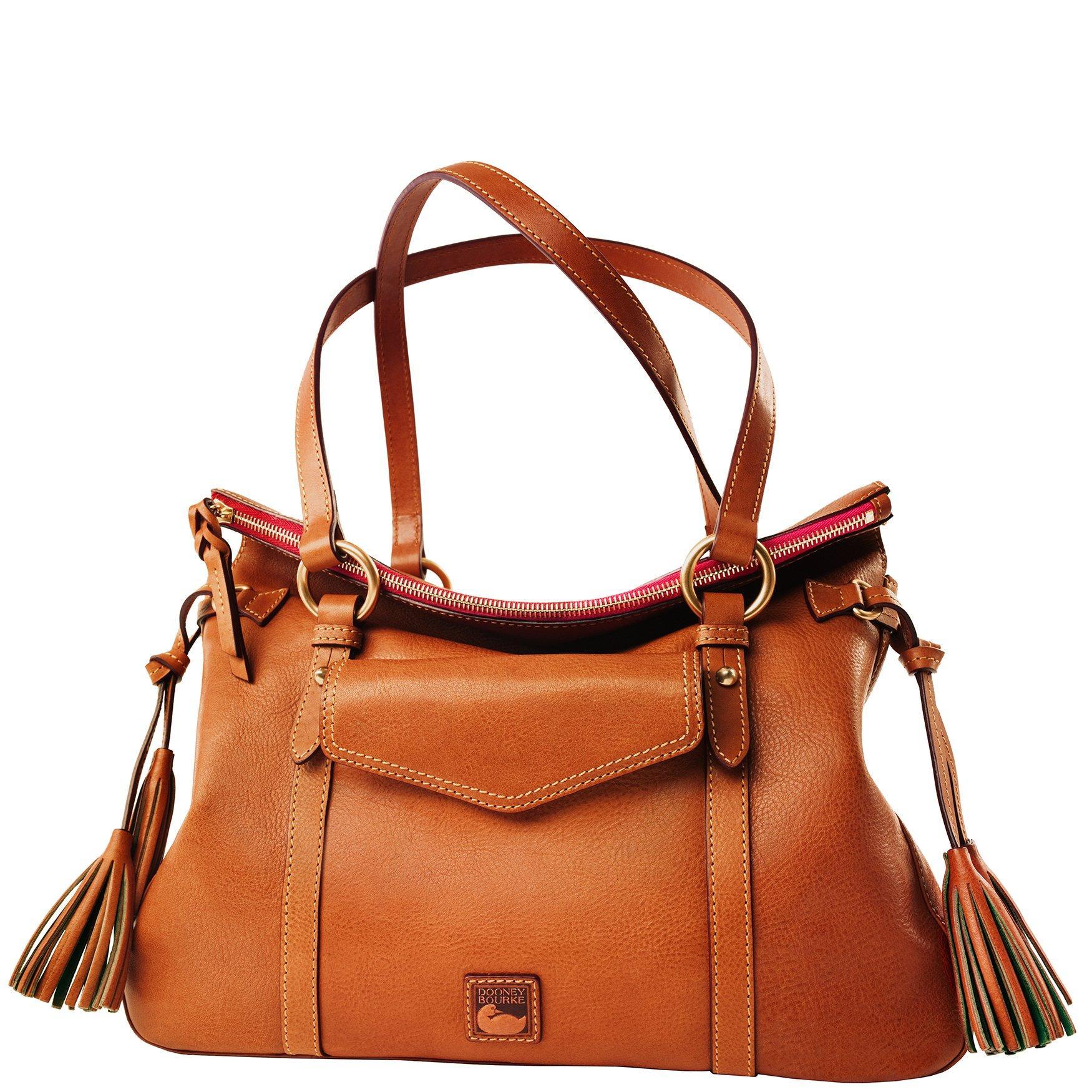 Dooney & Bourke Leather Florentine The Smith Bag in Natural - Lyst