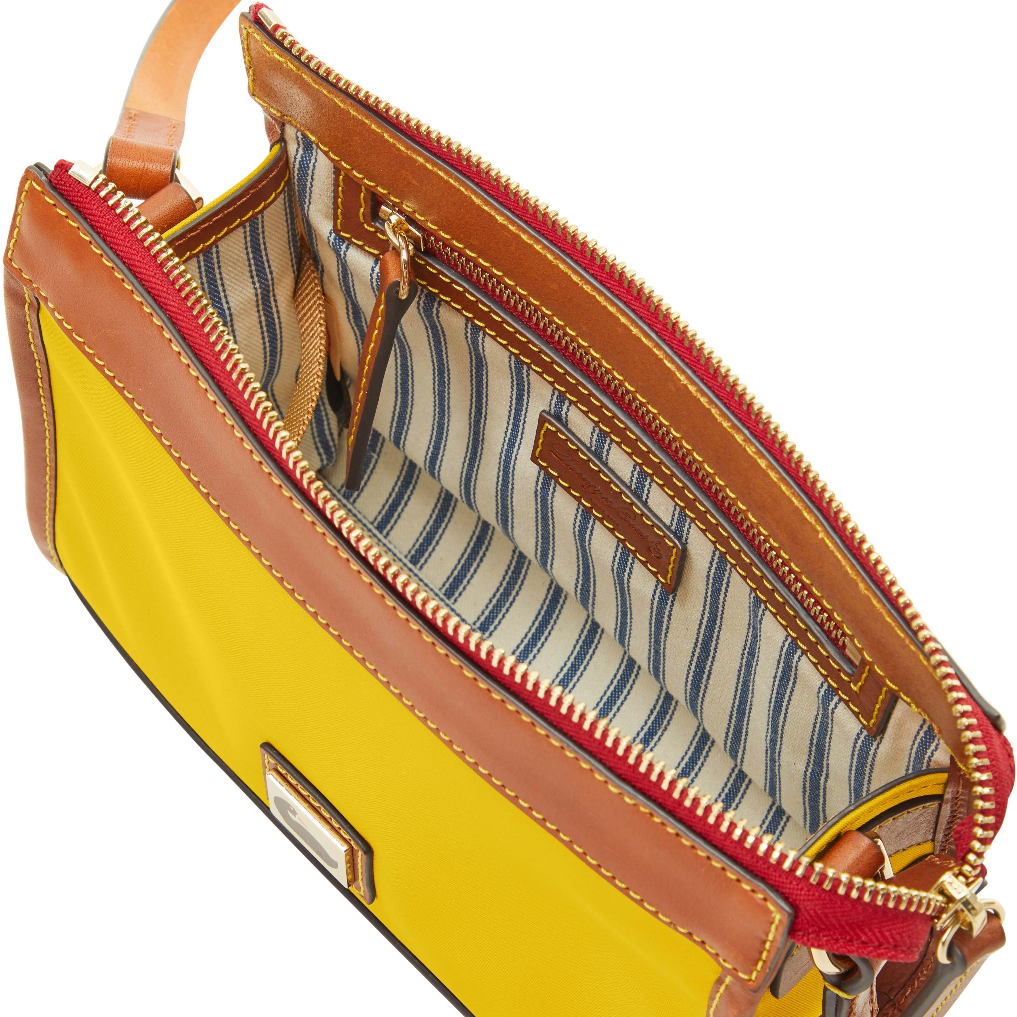 Dooney & Bourke Synthetic Wayfarer Zip Crossbody in Yellow (Black) Lyst