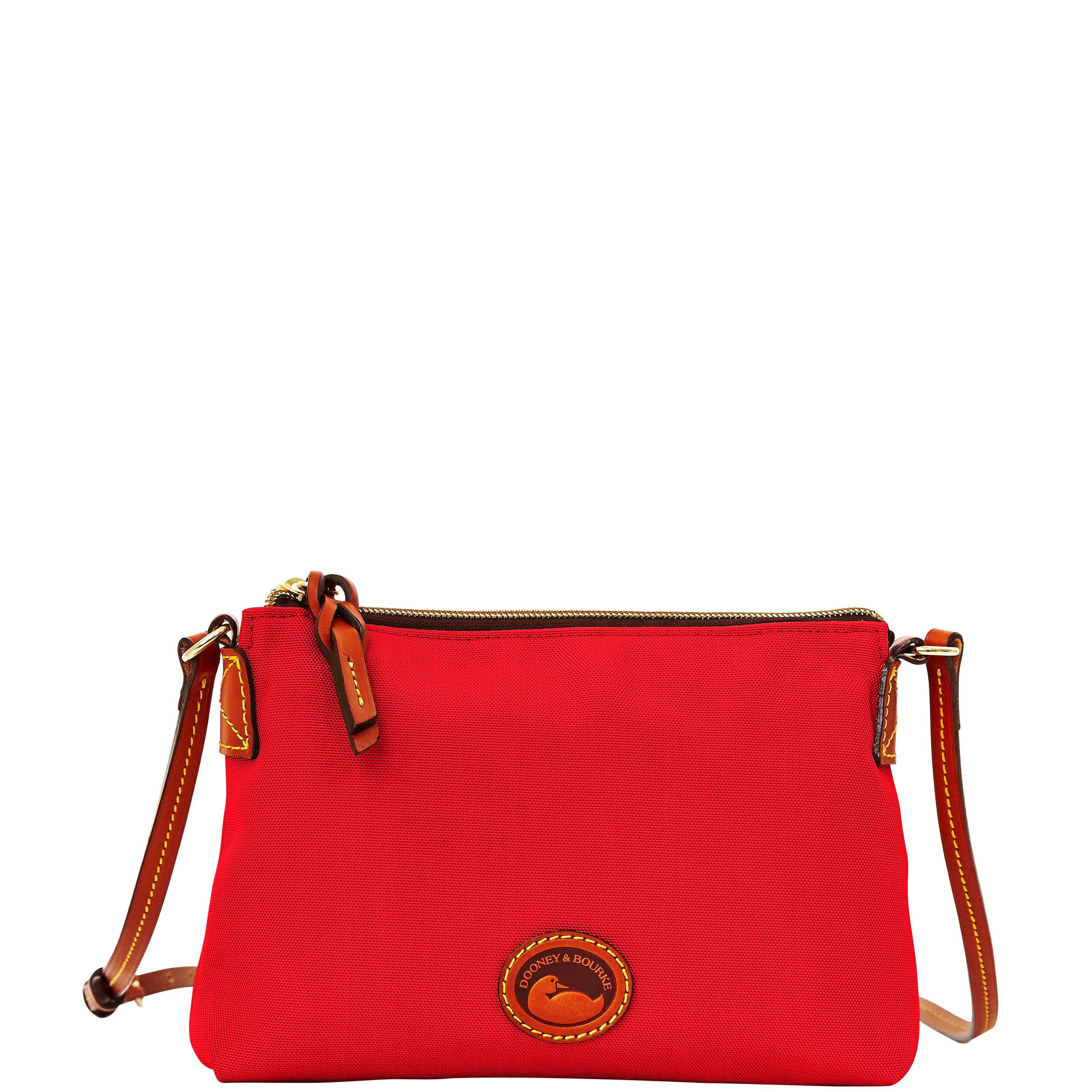 Dooney & Bourke Synthetic Nylon Crossbody Pouchette in Red Lyst