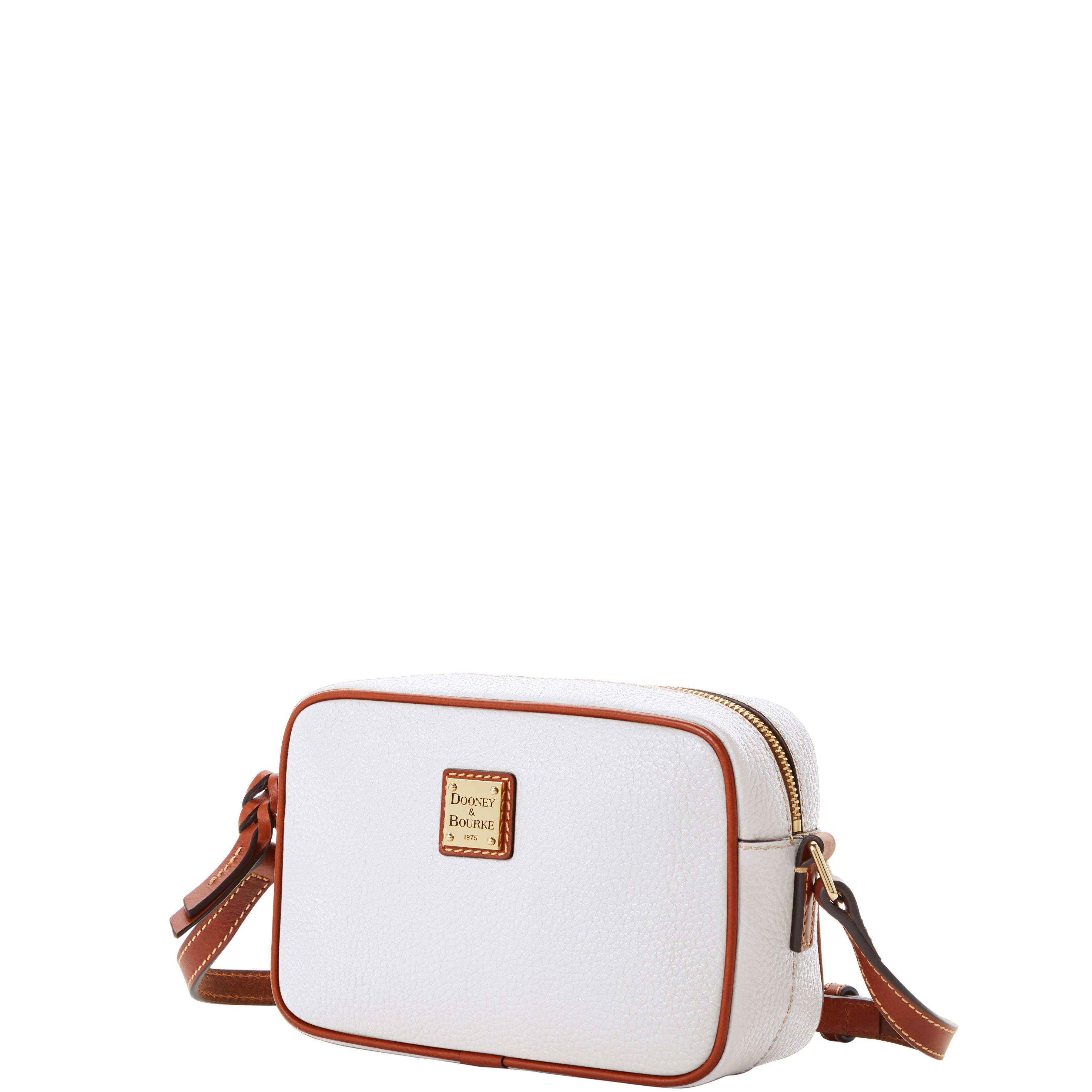Dooney & Bourke Leather Pebble Grain Camera Crossbody in White Lyst