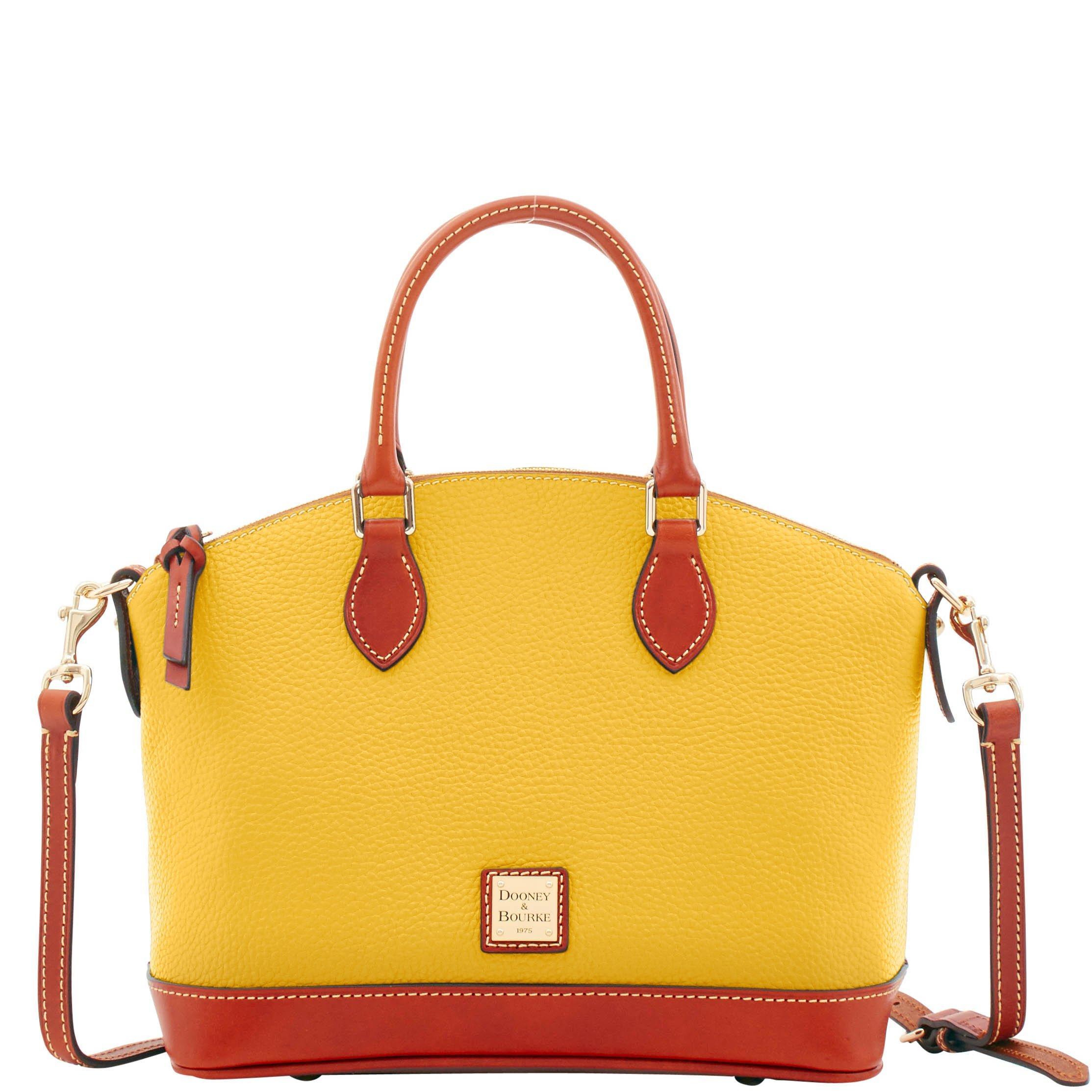 dooney and bourke yellow satchel