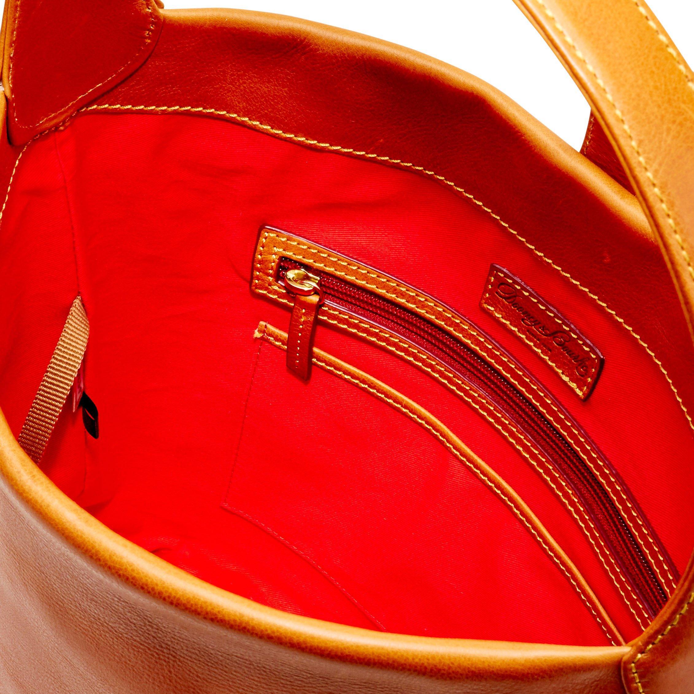 dooney and bourke florentine logo lock shoulder bag