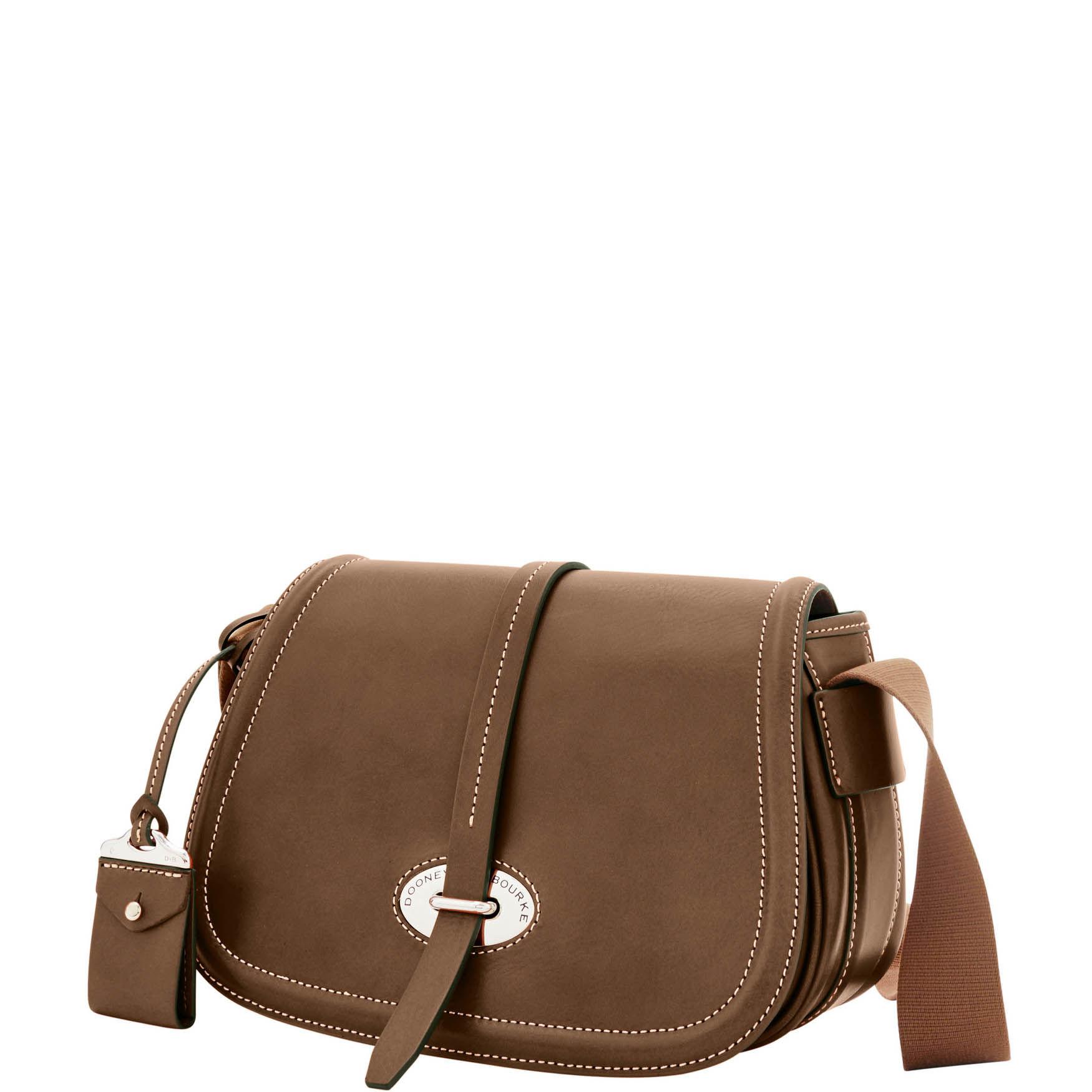Dooney & Bourke Leather Florentine Toscana Small Saddle Bag - Lyst