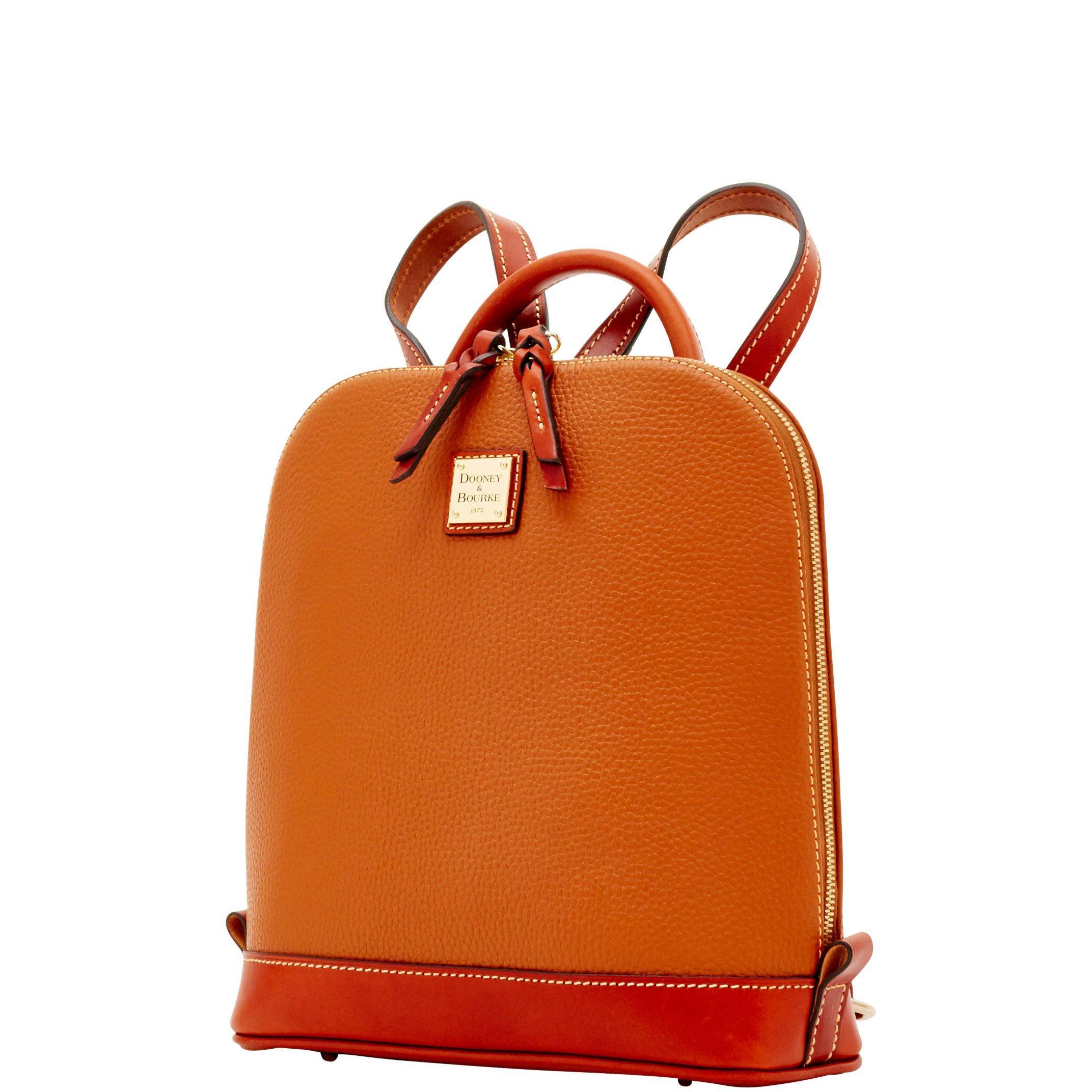 pebble grain zip pod backpack