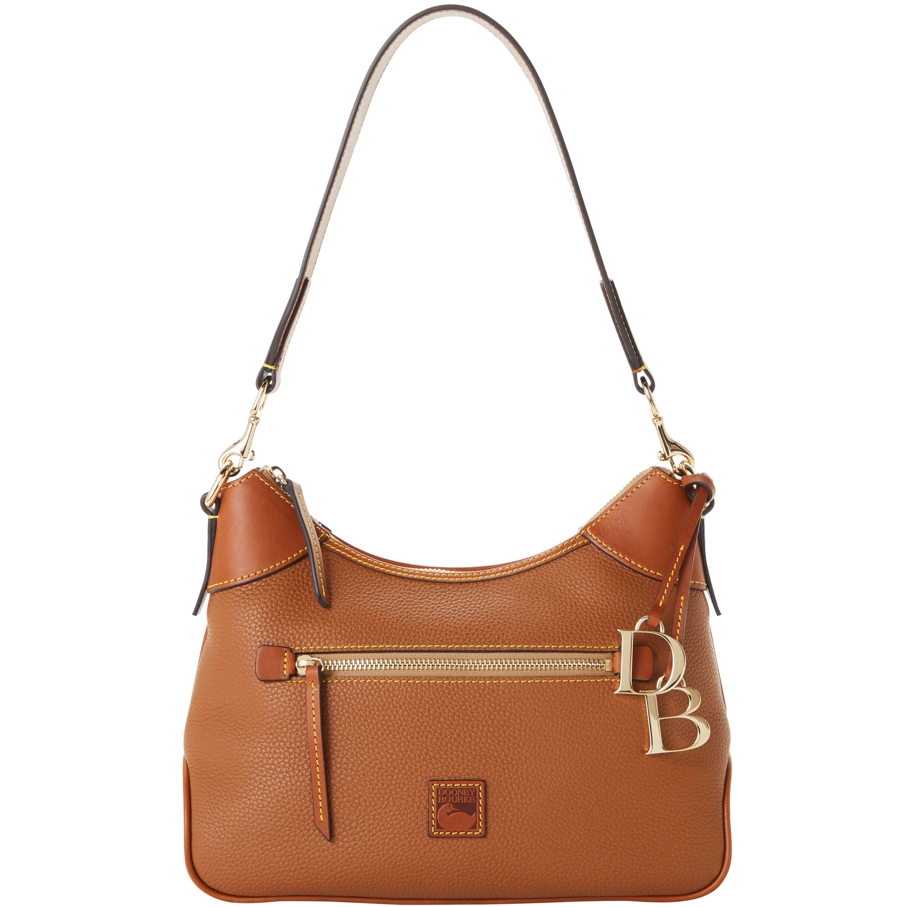 Dooney & Bourke Leather Pebble Grain Hobo in Caramel (Brown) Lyst
