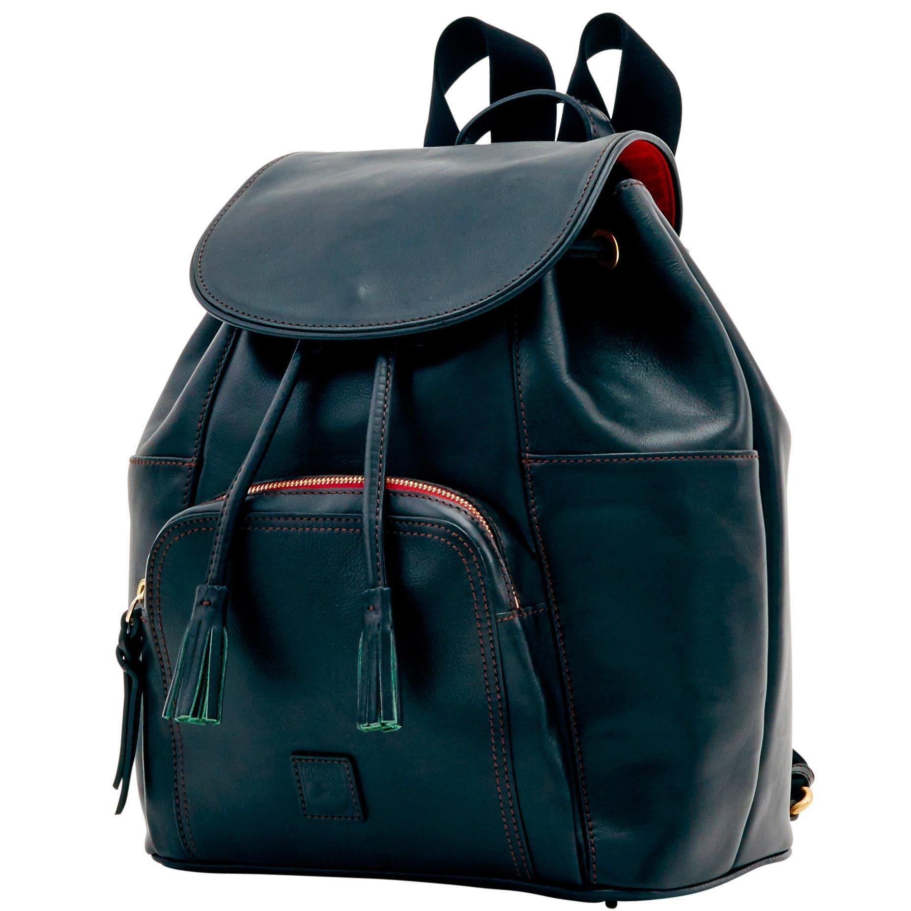 coach black mini backpack