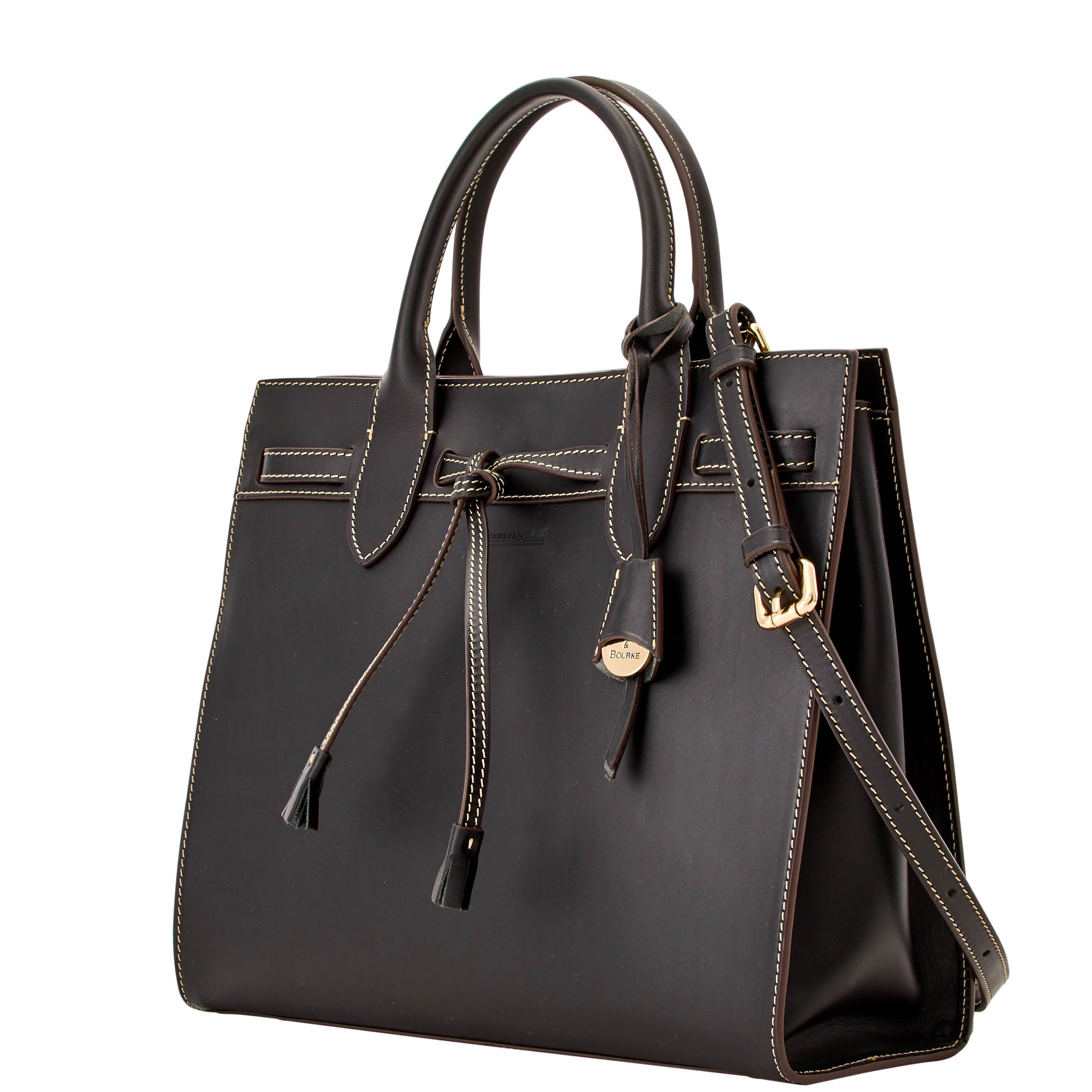 Dooney & Bourke Leather Alto Tassel Tote in Black Lyst