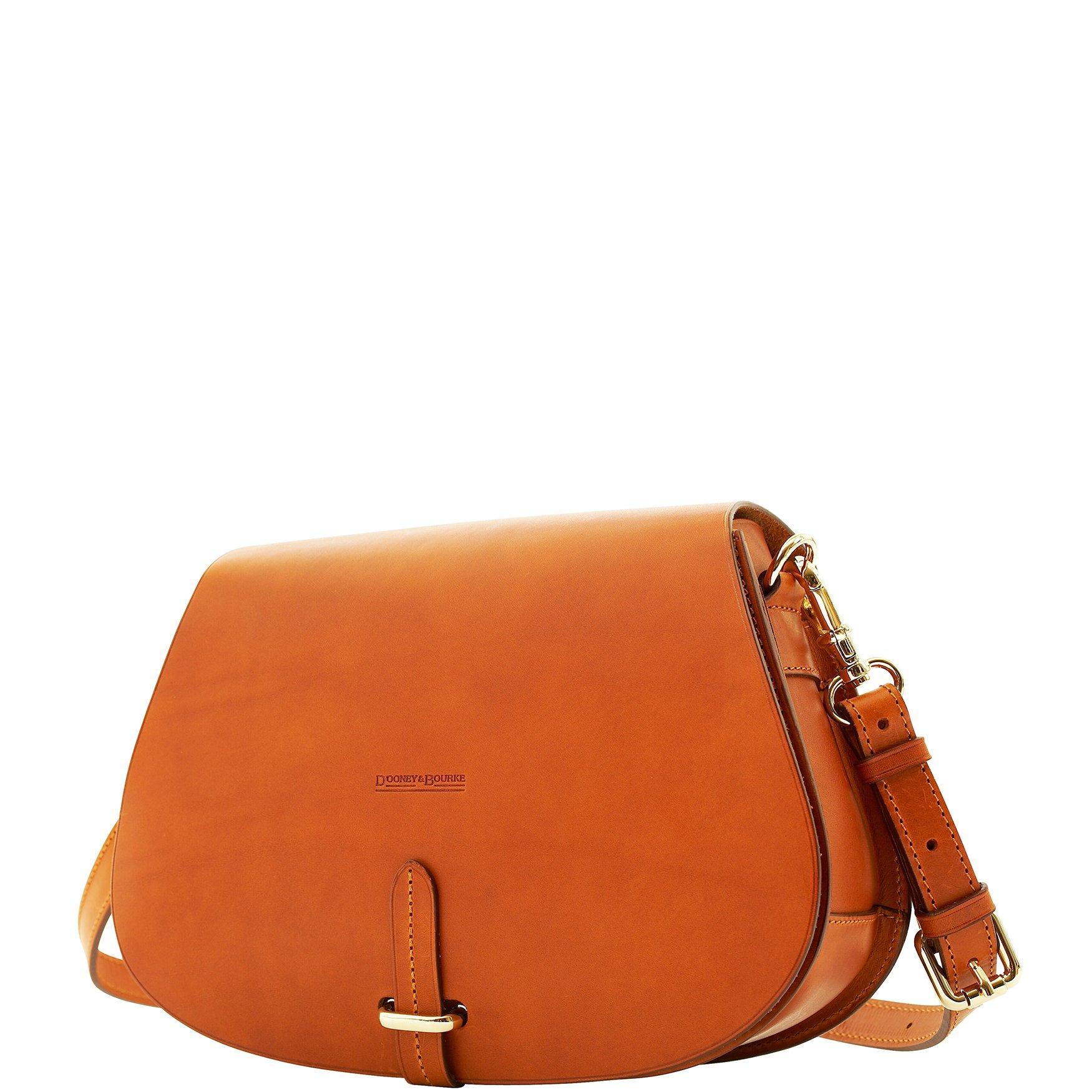 dooney and bourke leather saddle bag