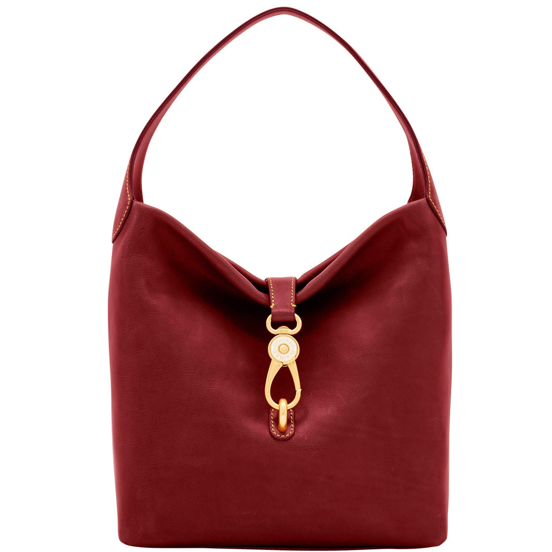 dooney and bourke florentine logo lock shoulder bag
