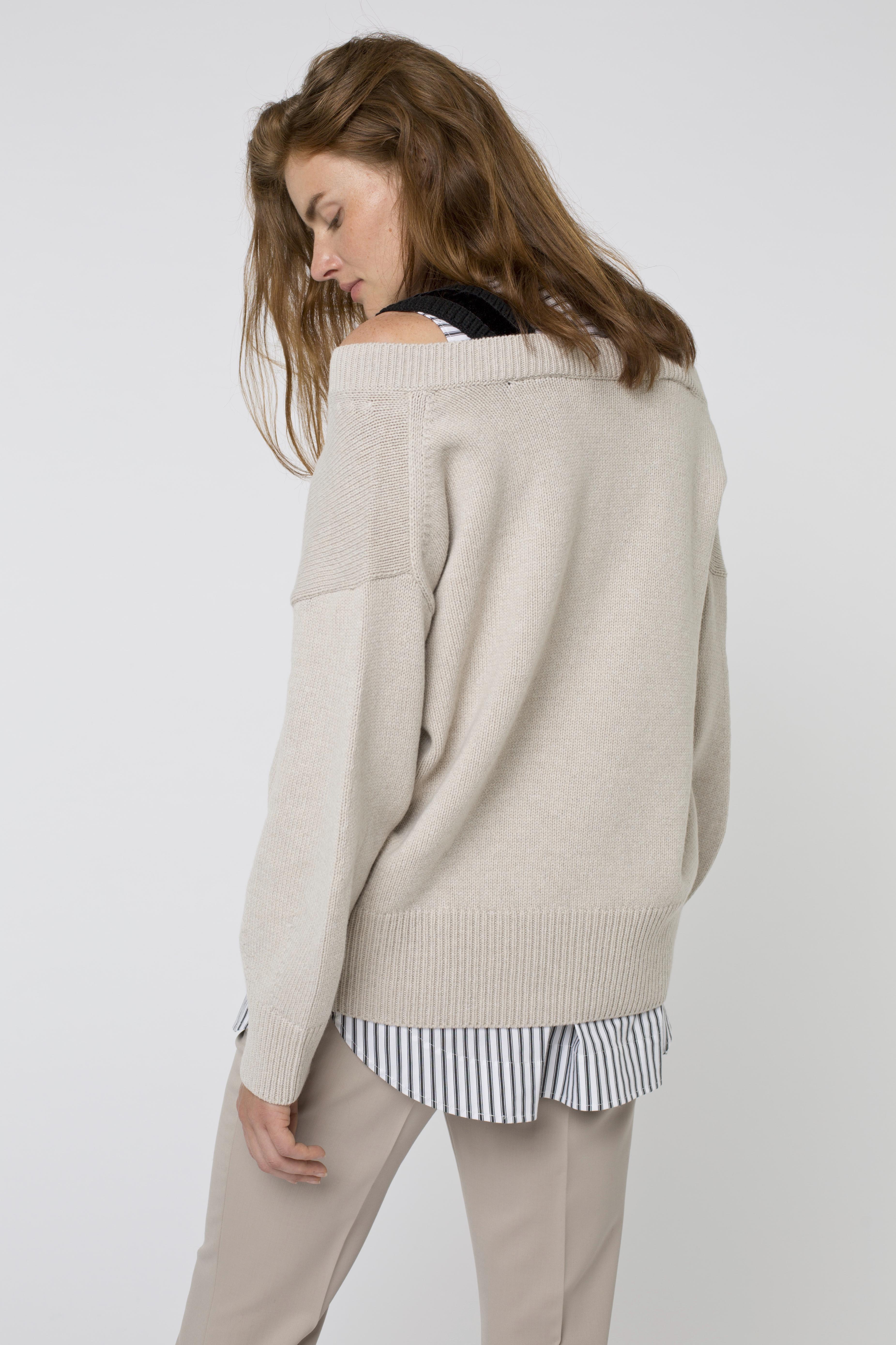 Dorothee Schumacher Velvet Timeless Ease V-neck Pullover 1 ...