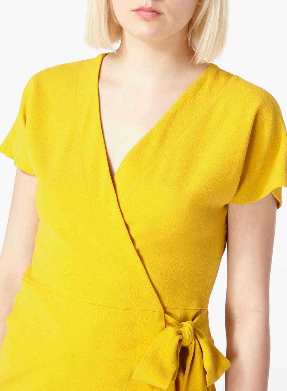 dorothy perkins mustard dress