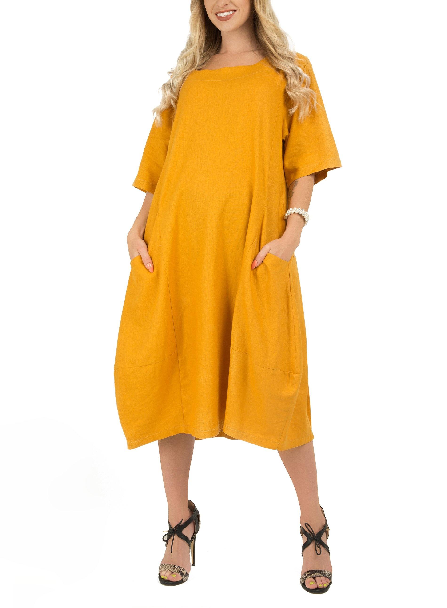 dorothy perkins mustard dress