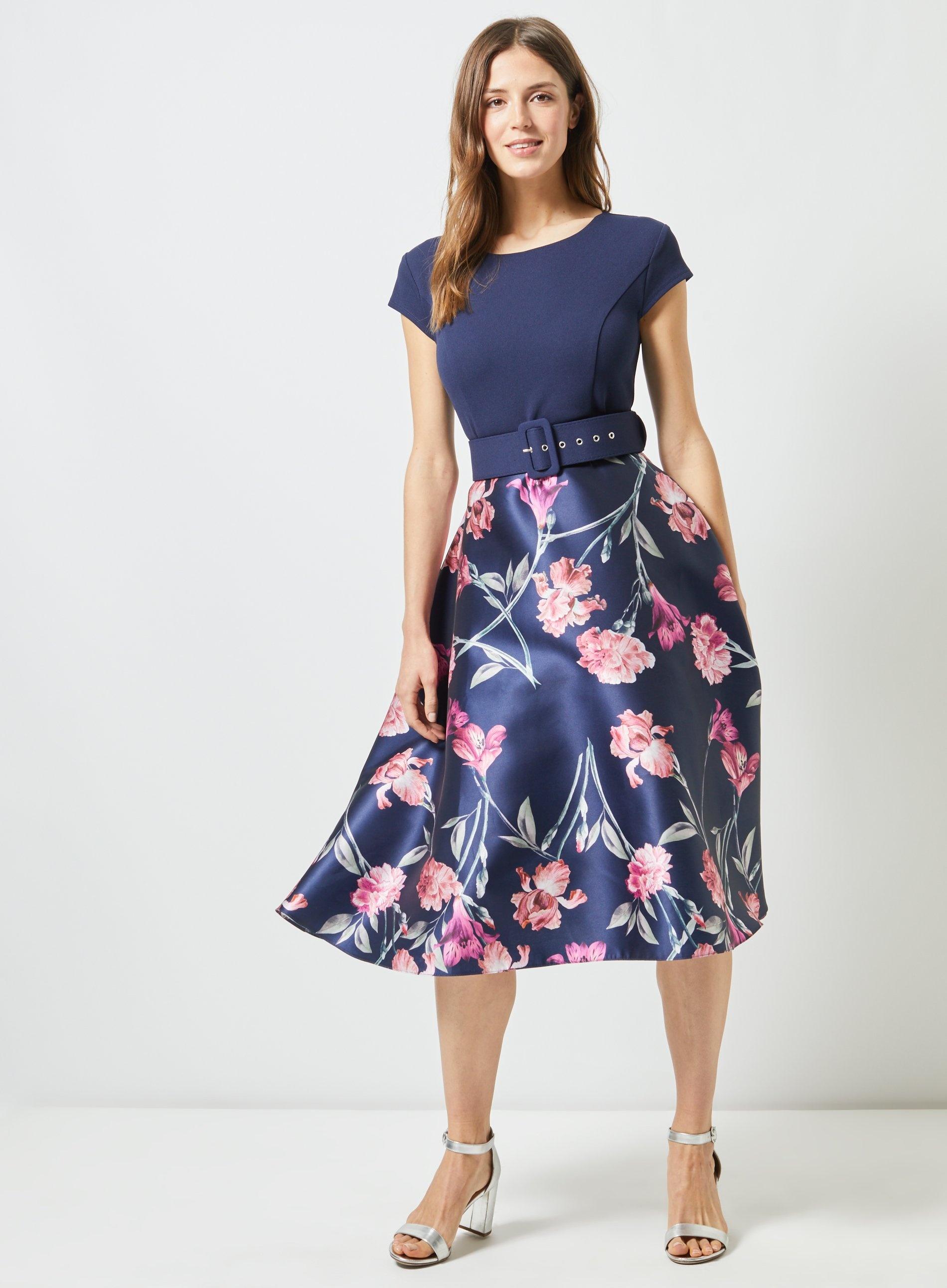 dorothy perkins luxe navy dress