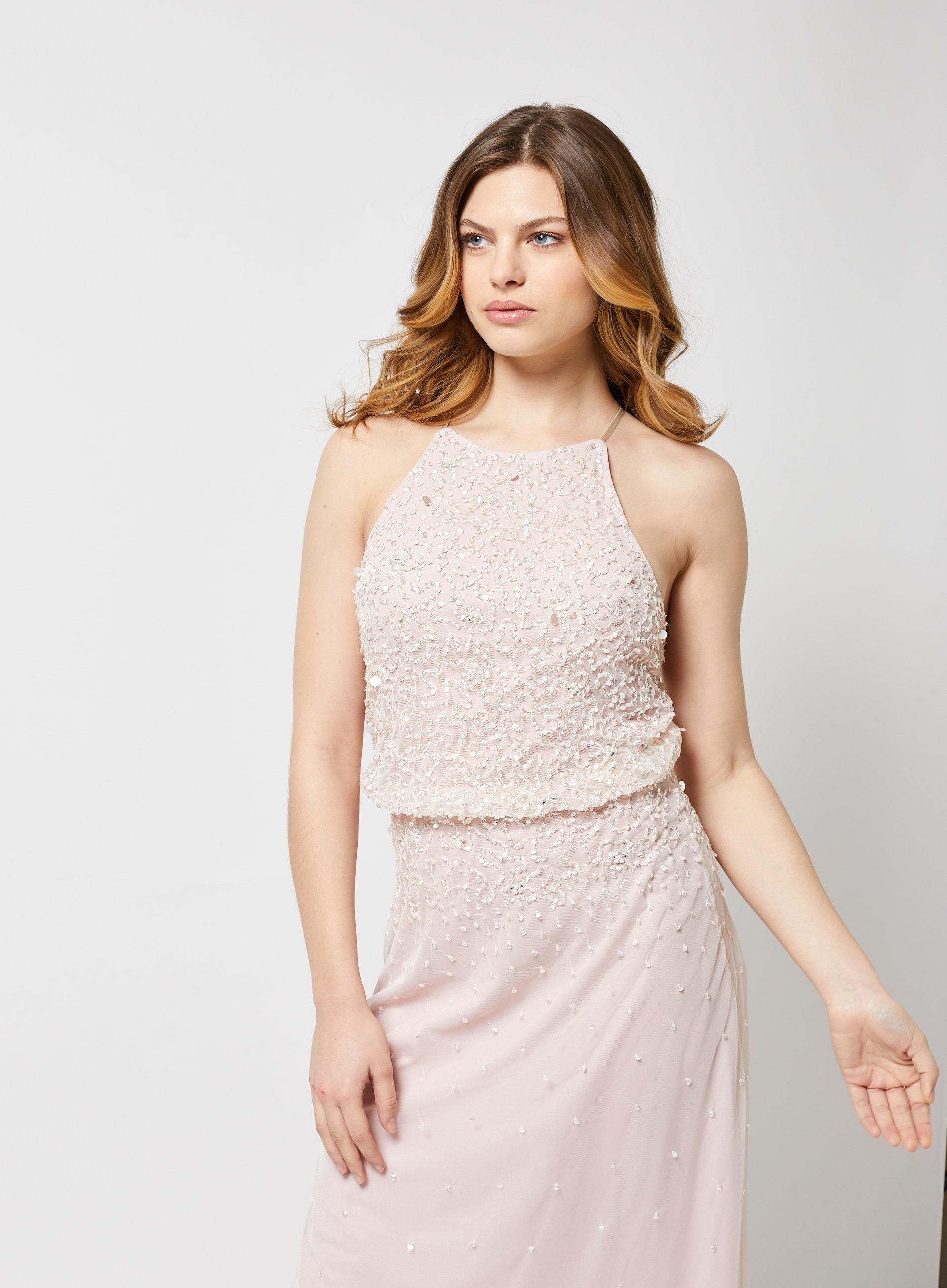 showcase blush ava maxi dress