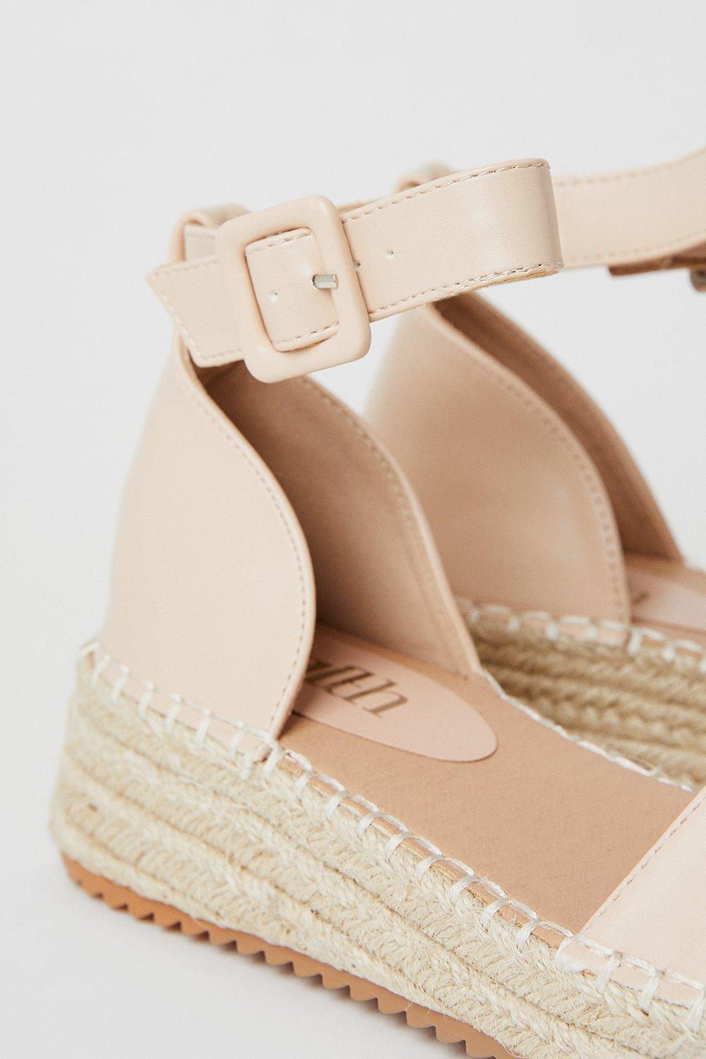 Faith Hermione Espadrille Flatform Wedges