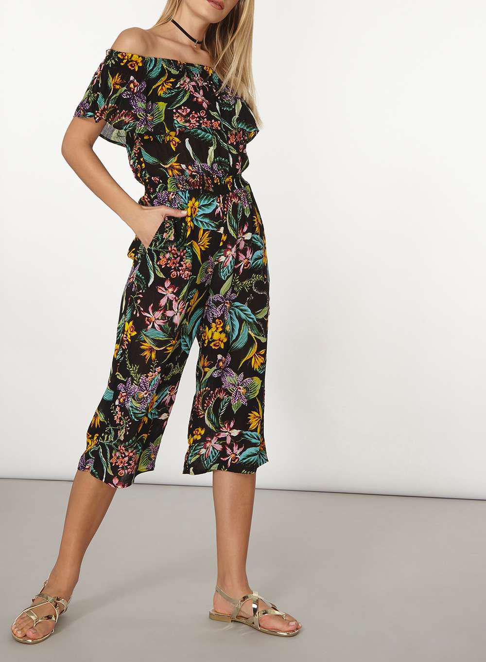 dorothy perkins tropical jumpsuit