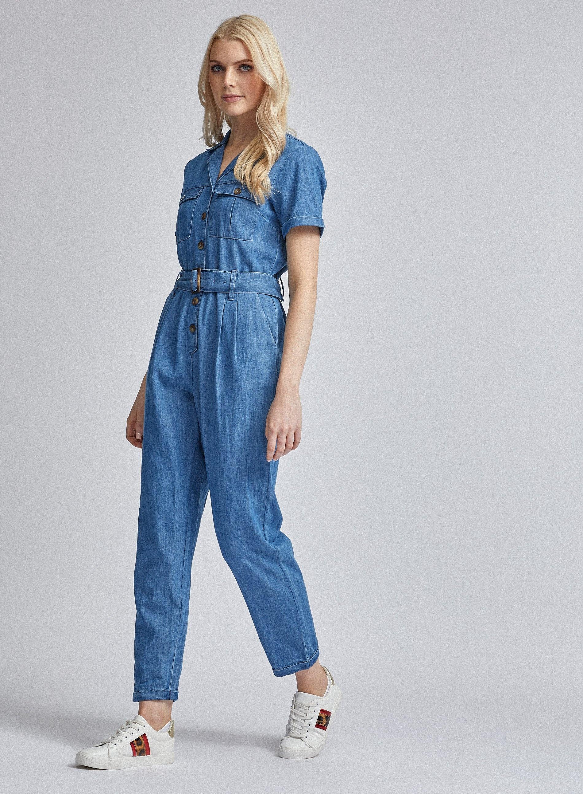 dorothy perkins denim boiler suit