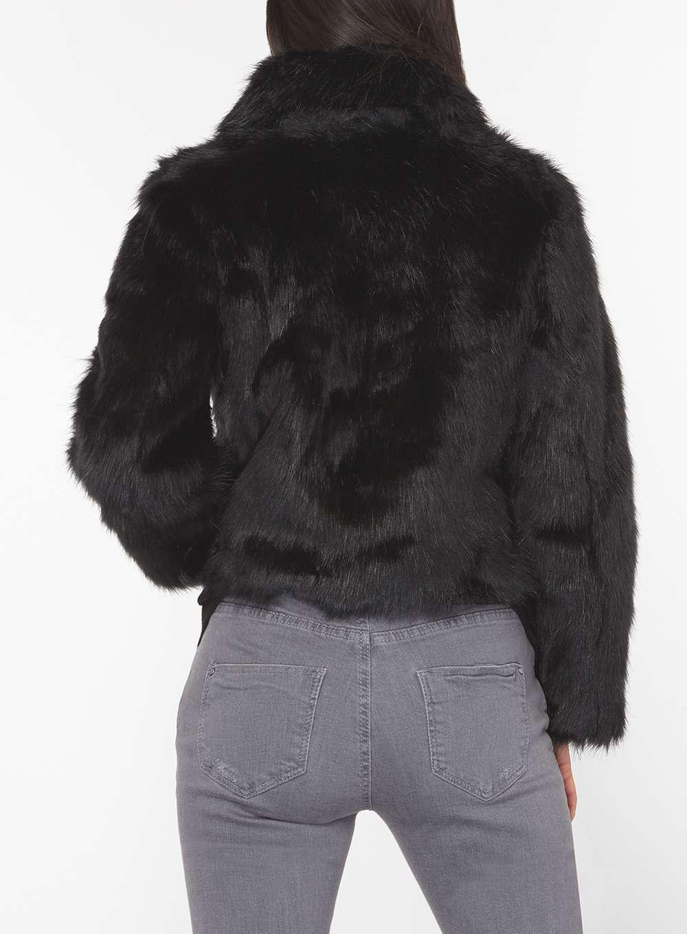 dorothy perkins swirl faux fur coat