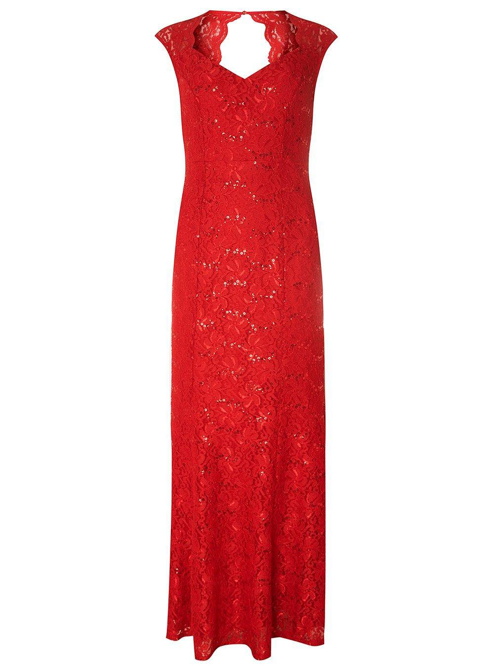 dorothy perkins red maxi dress