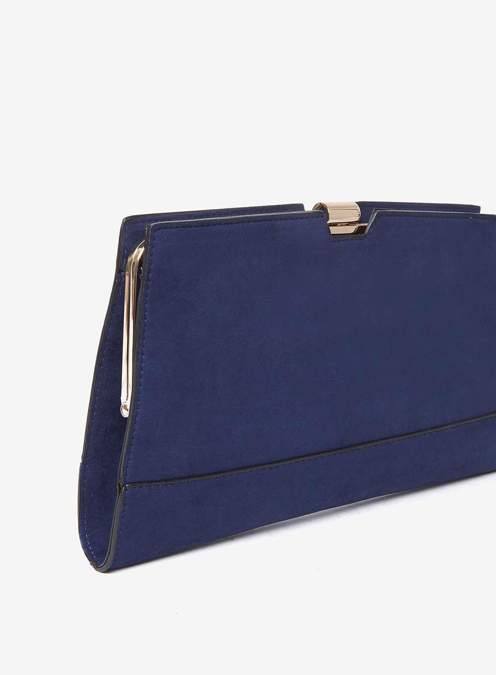dorothy perkins blue clutch bag