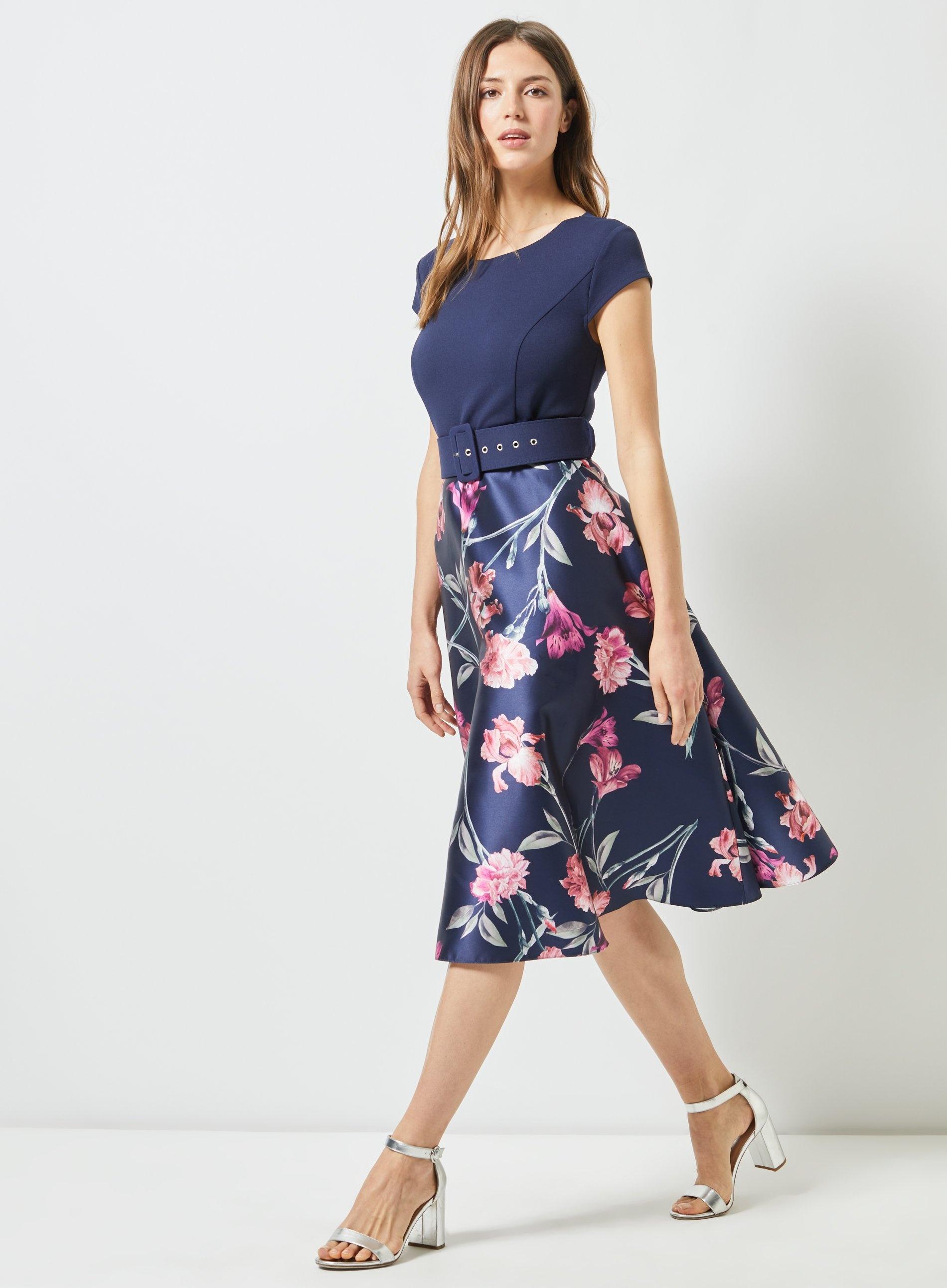 dorothy perkins luxe navy dress