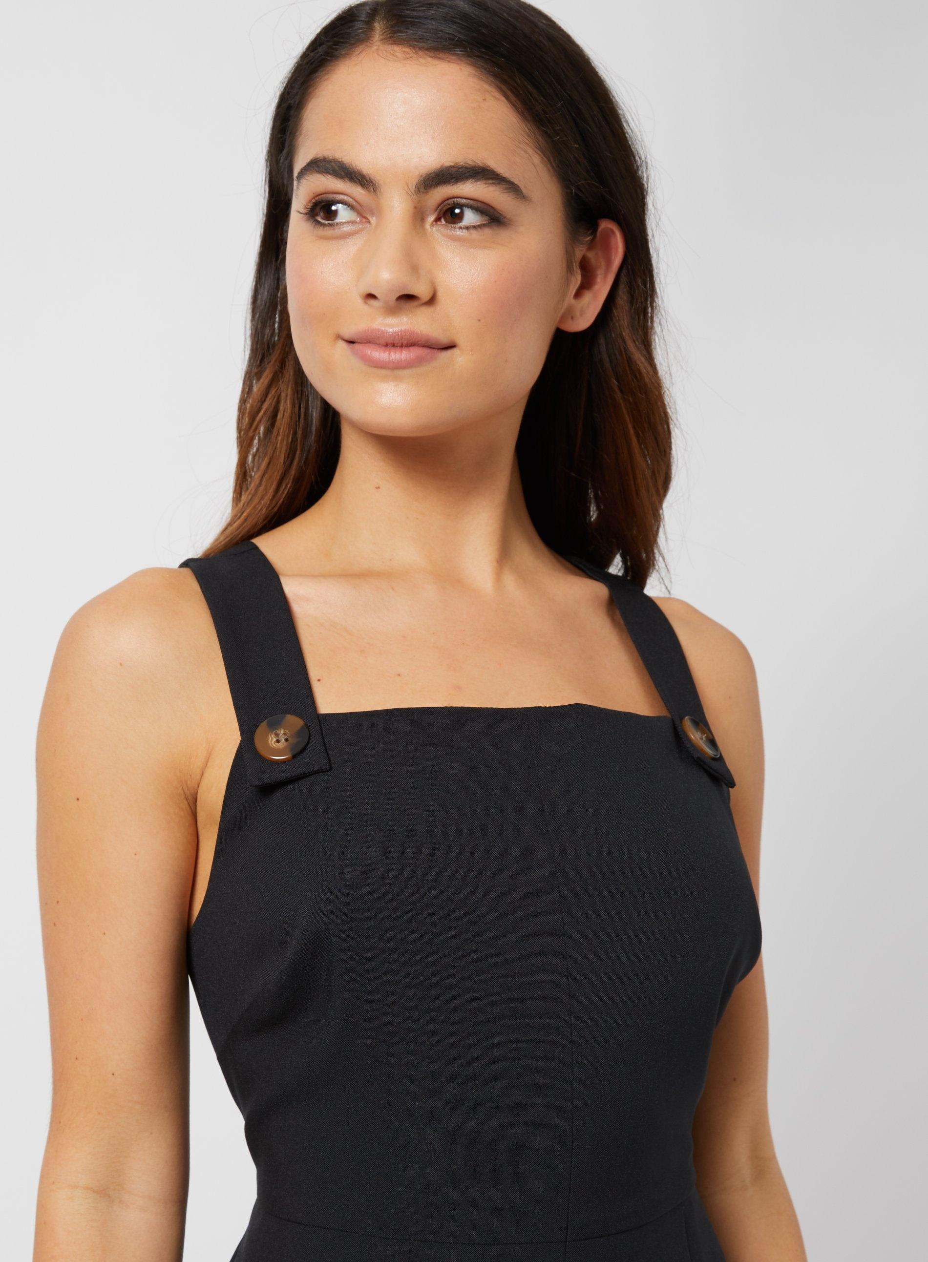tailored pinafore dress