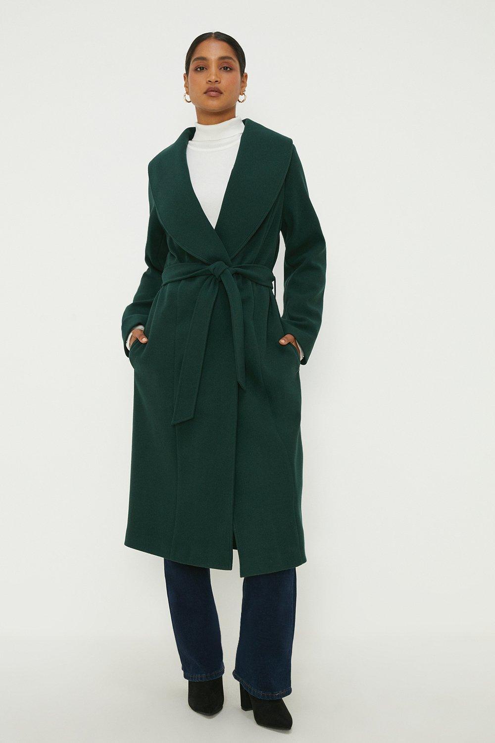 Dorothy perkins wrap best sale coat