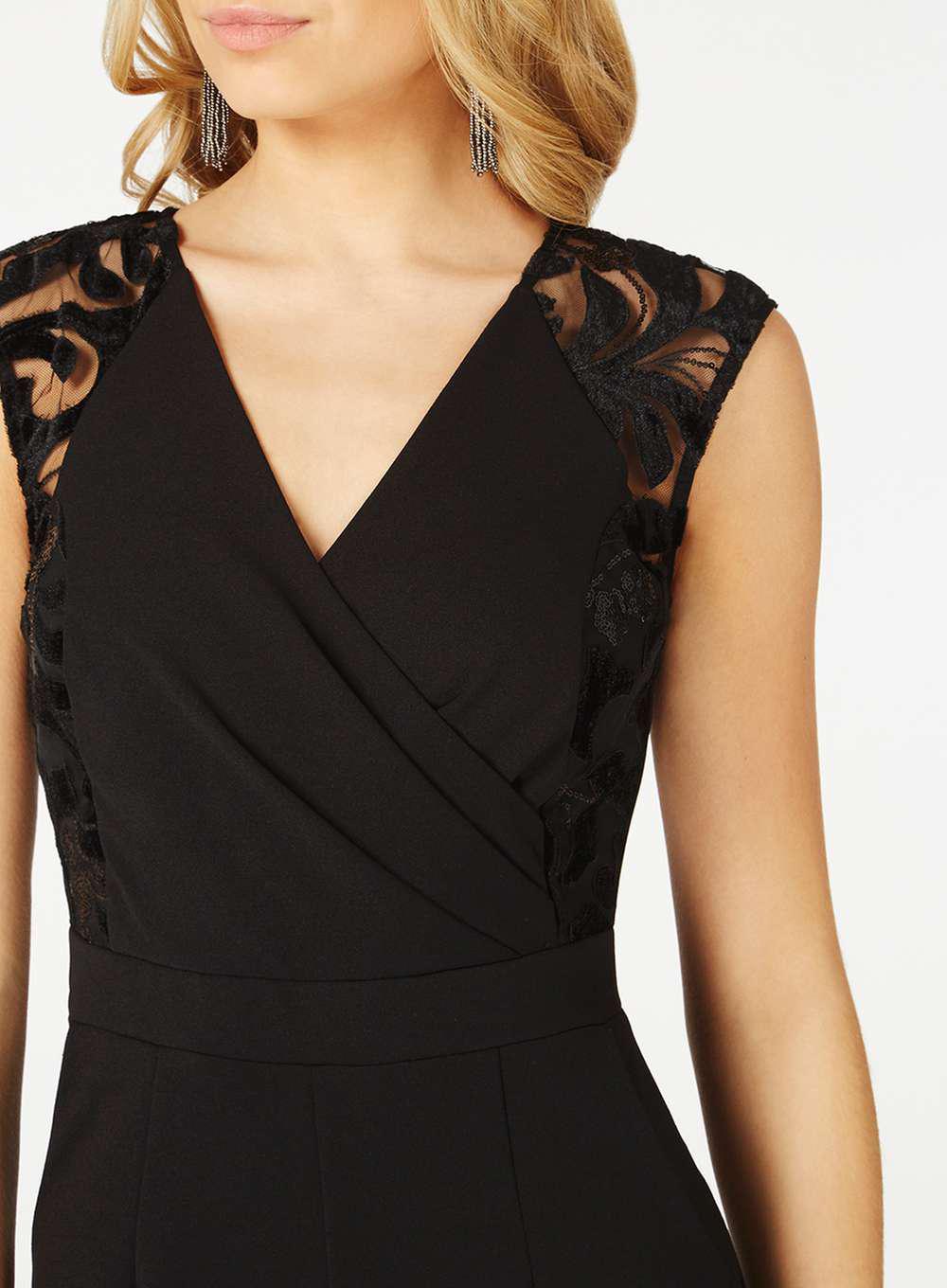 dorothy perkins black jumpsuit