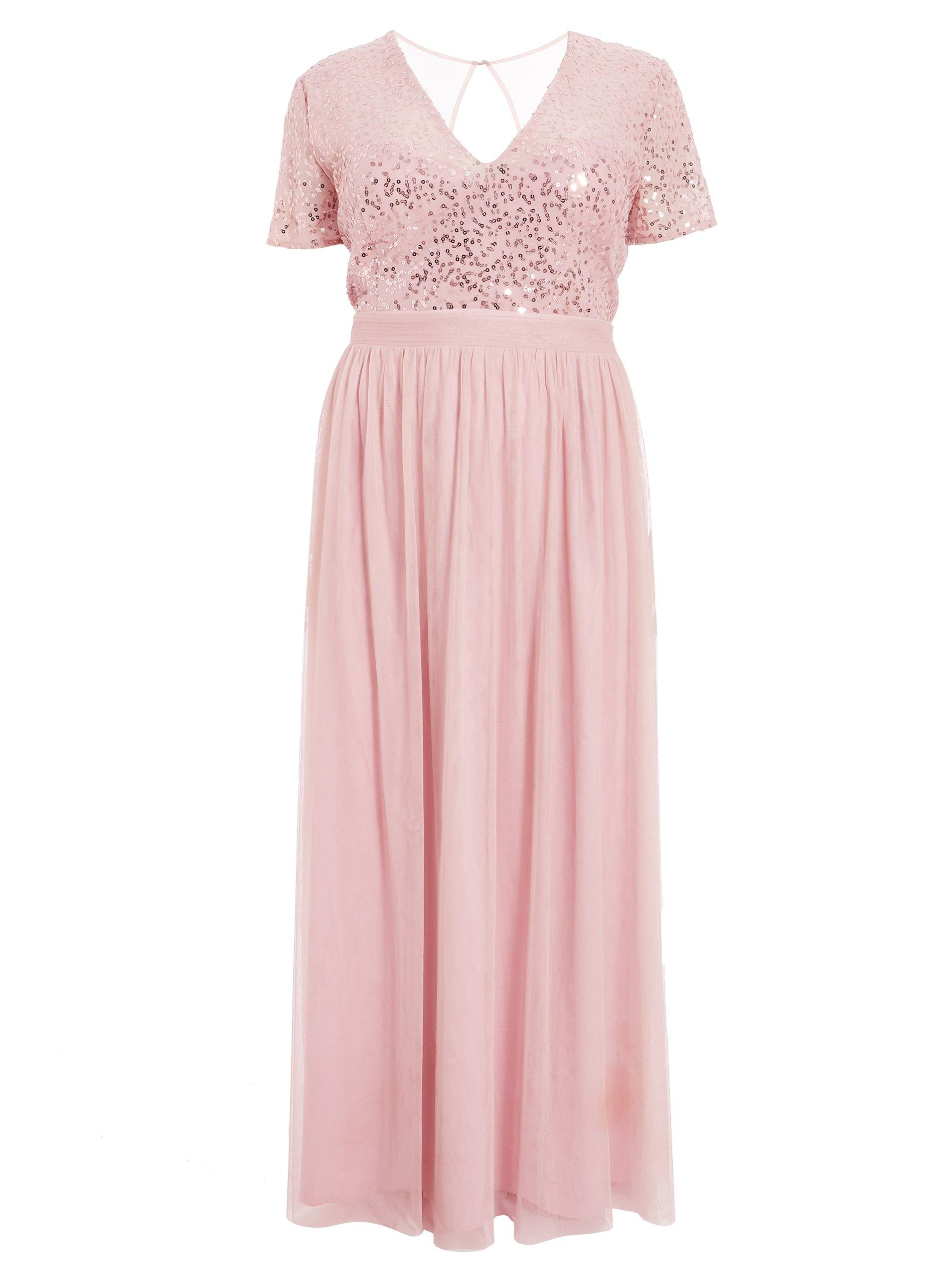 quiz pink sequin dress