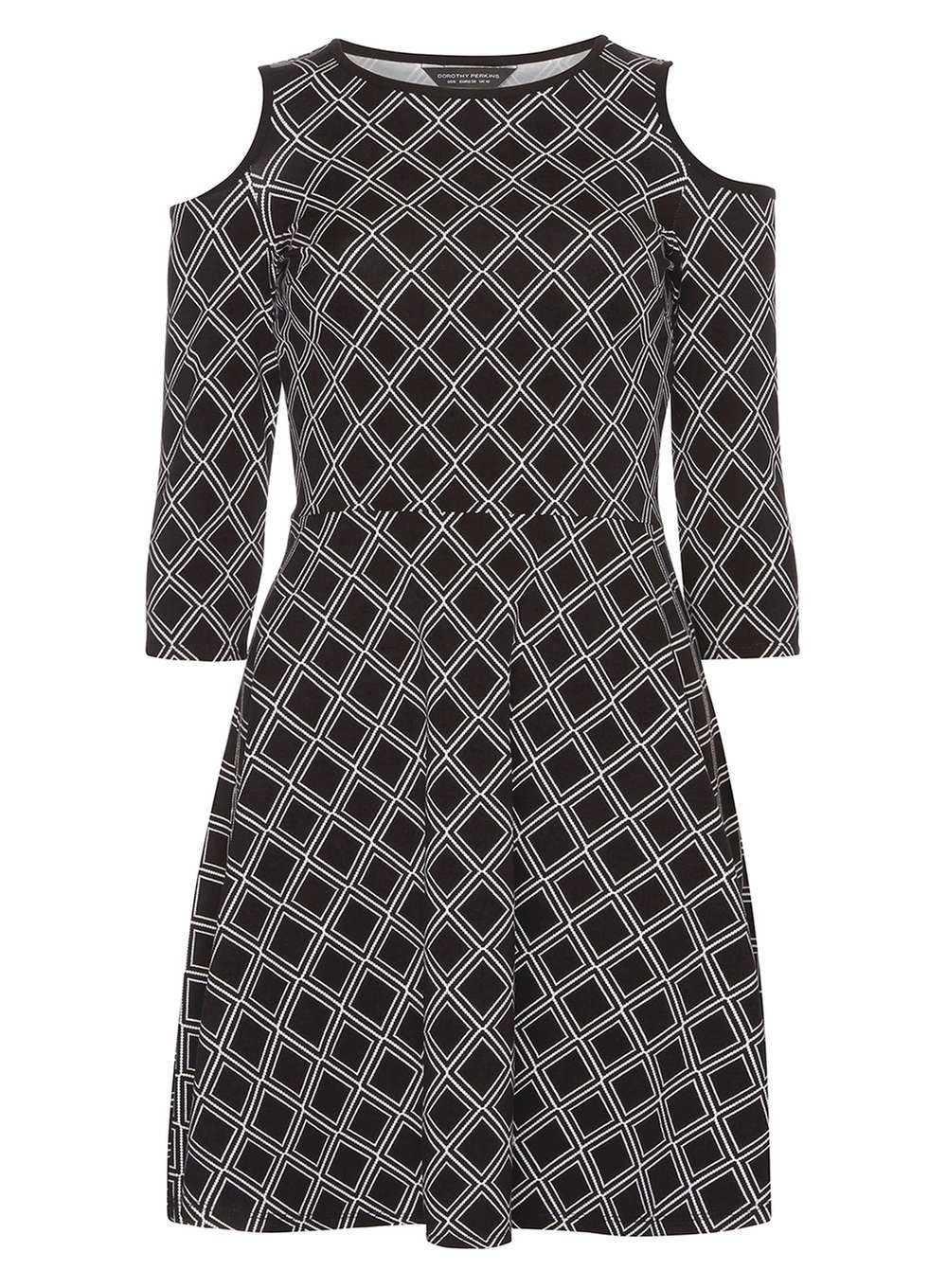 Dorothy perkins Black Diamond Dress in Black | Lyst