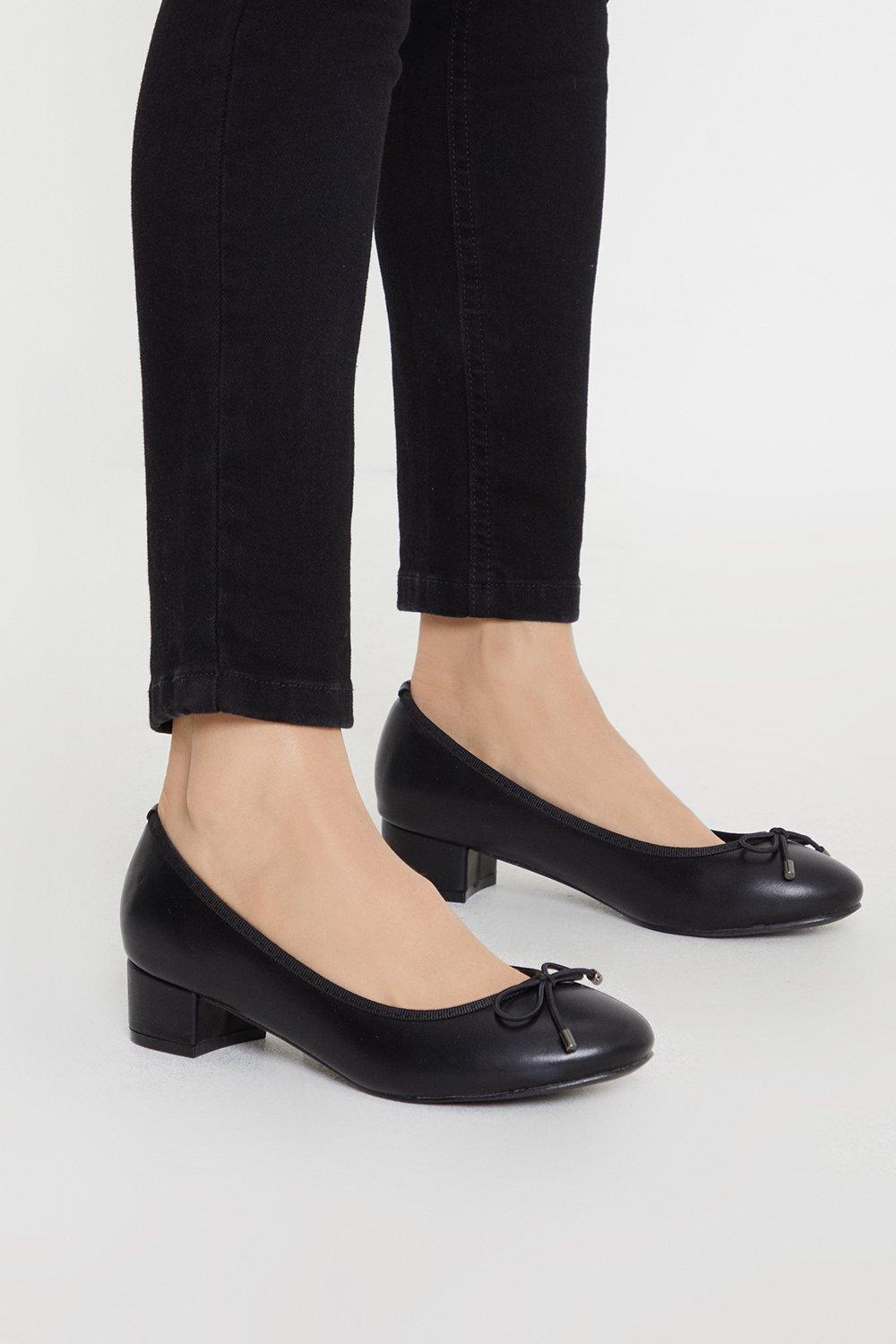 Ballet flat shop with heel