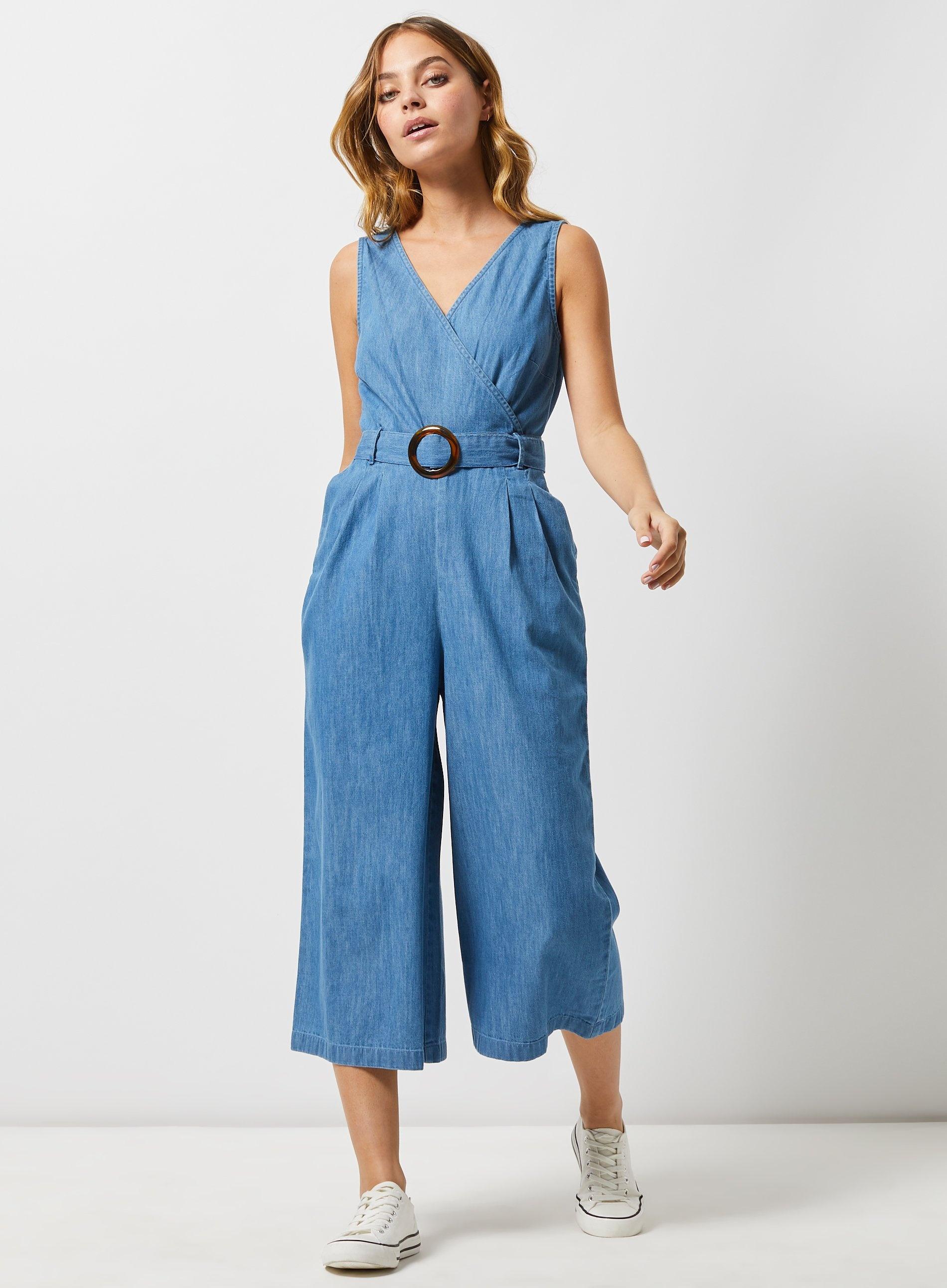 dorothy perkins blue jumpsuit