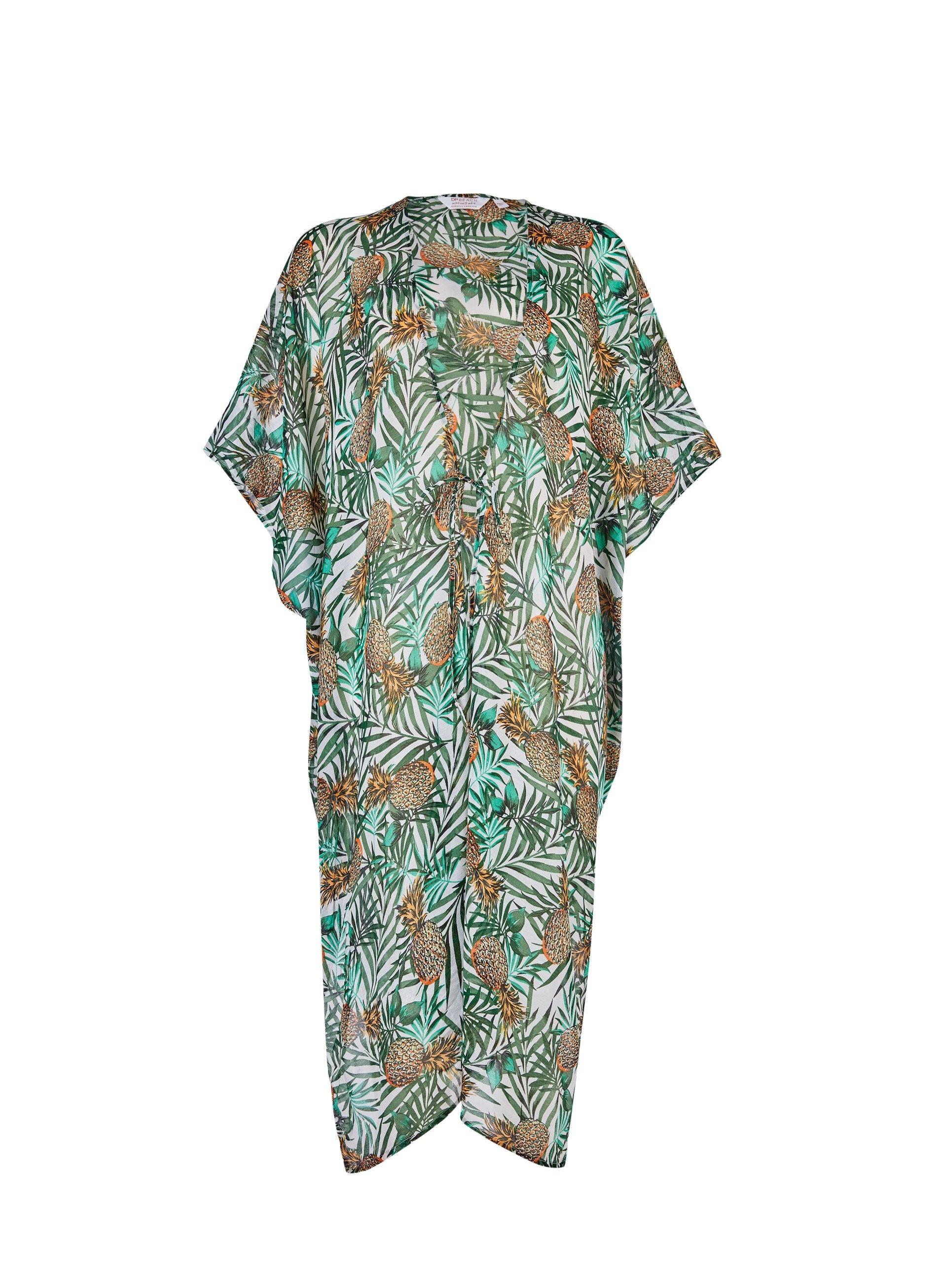 Dorothy Perkins Dp Beach Multi Colour Pineapple Leaf Print