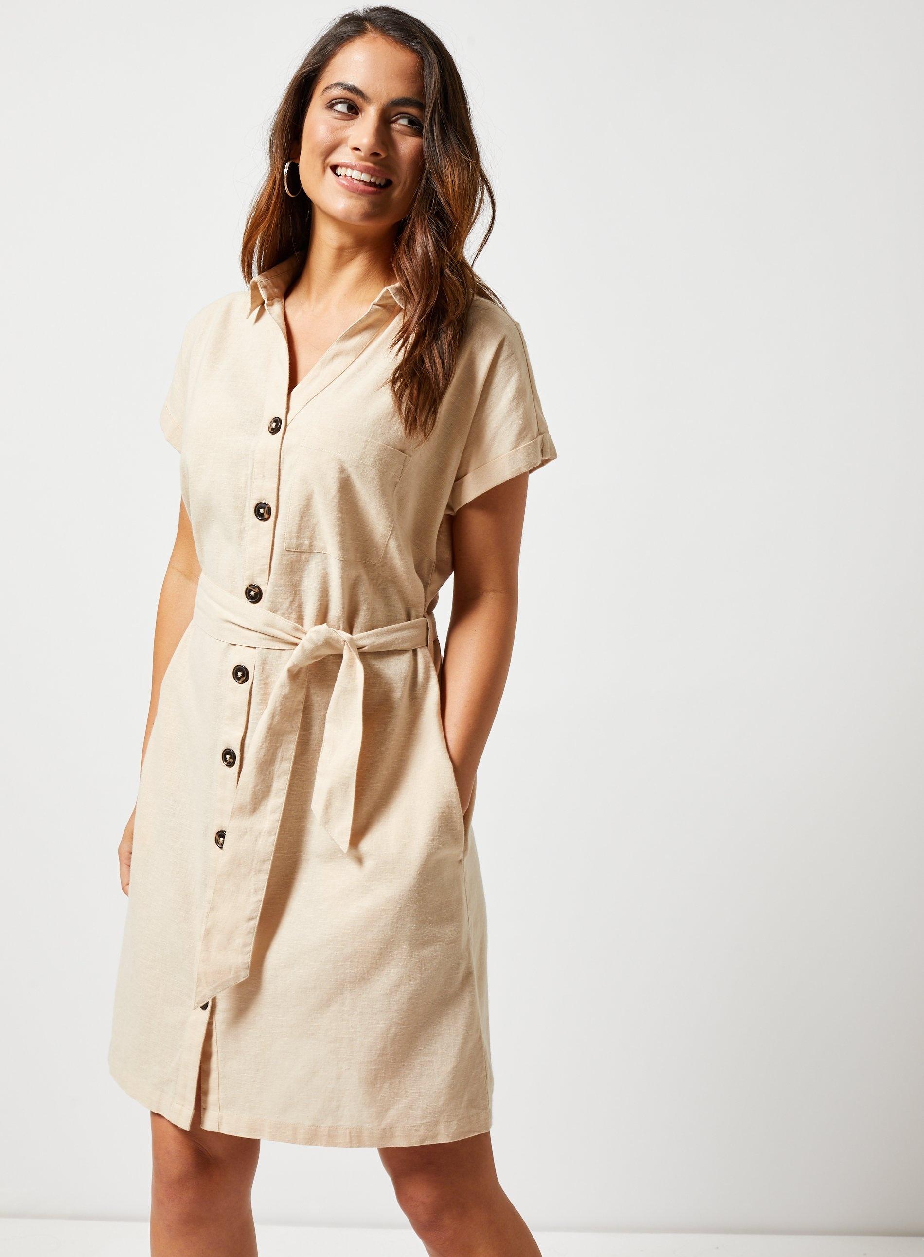 dorothy perkins linen dresses