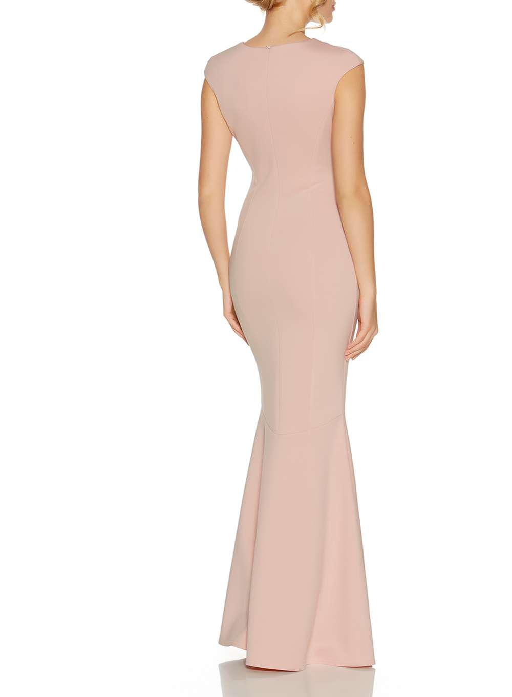 bodycon fishtail maxi dress