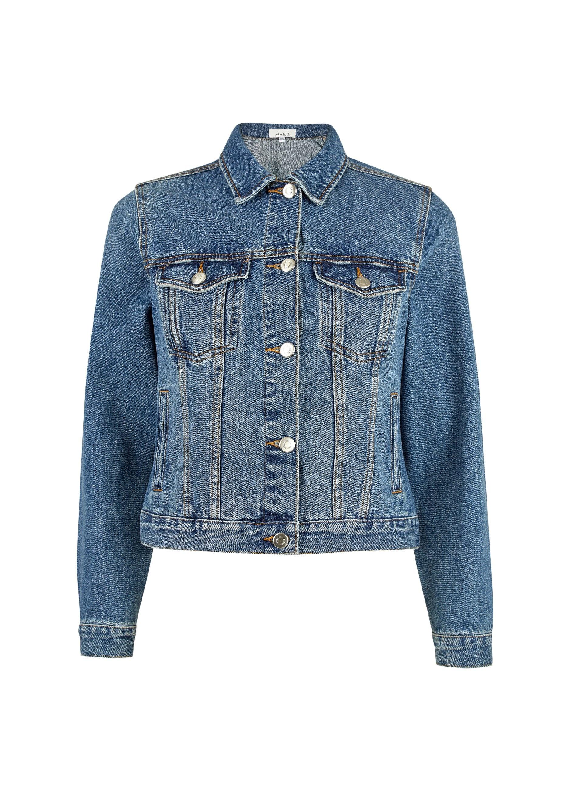 oasis denim jacket light wash