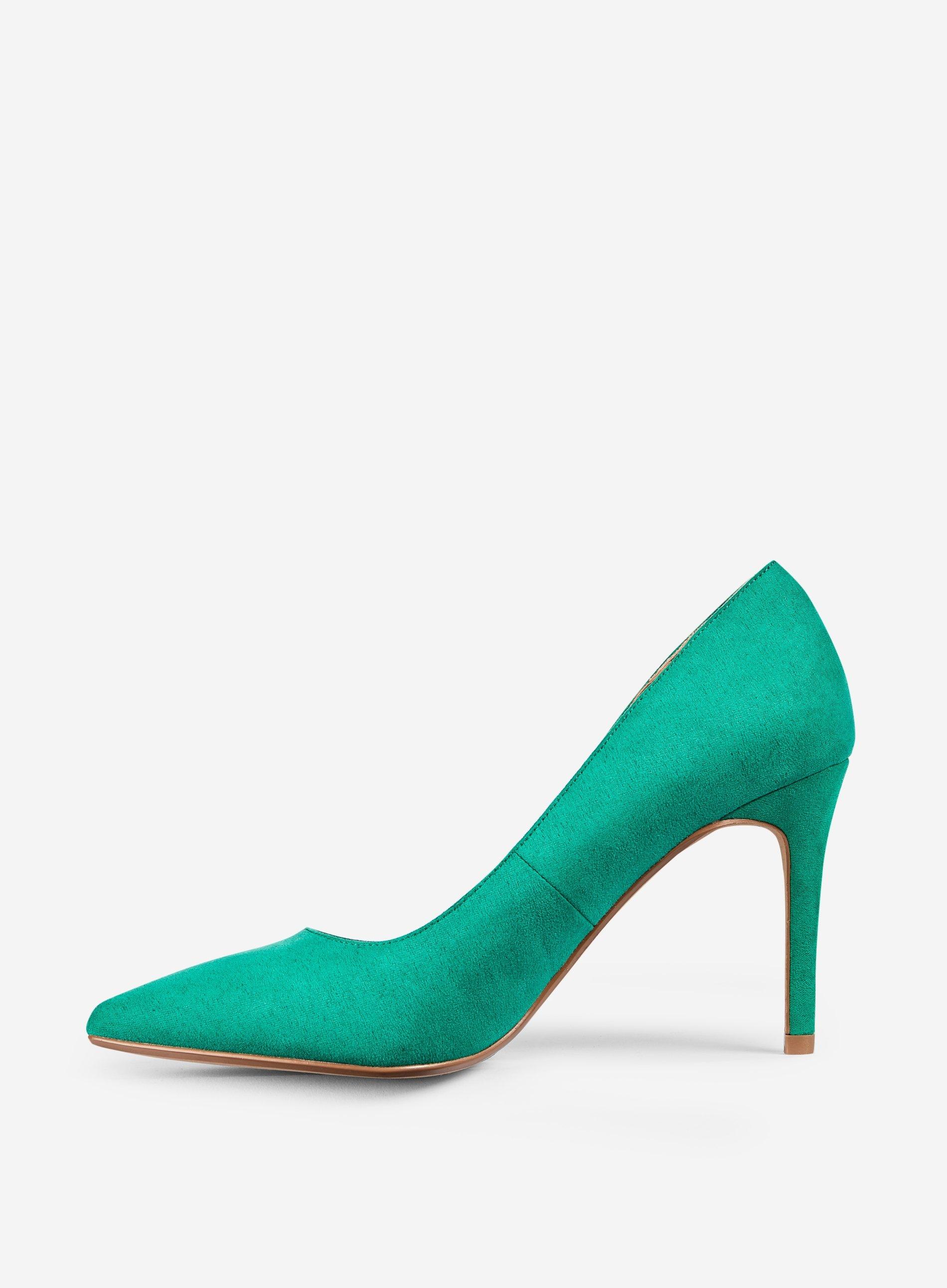 green wide fit shoes