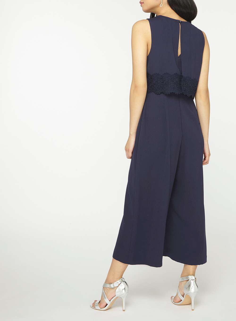 dorothy perkins blue jumpsuit