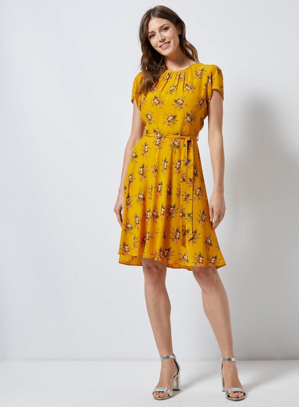 billie and blossom yellow dress