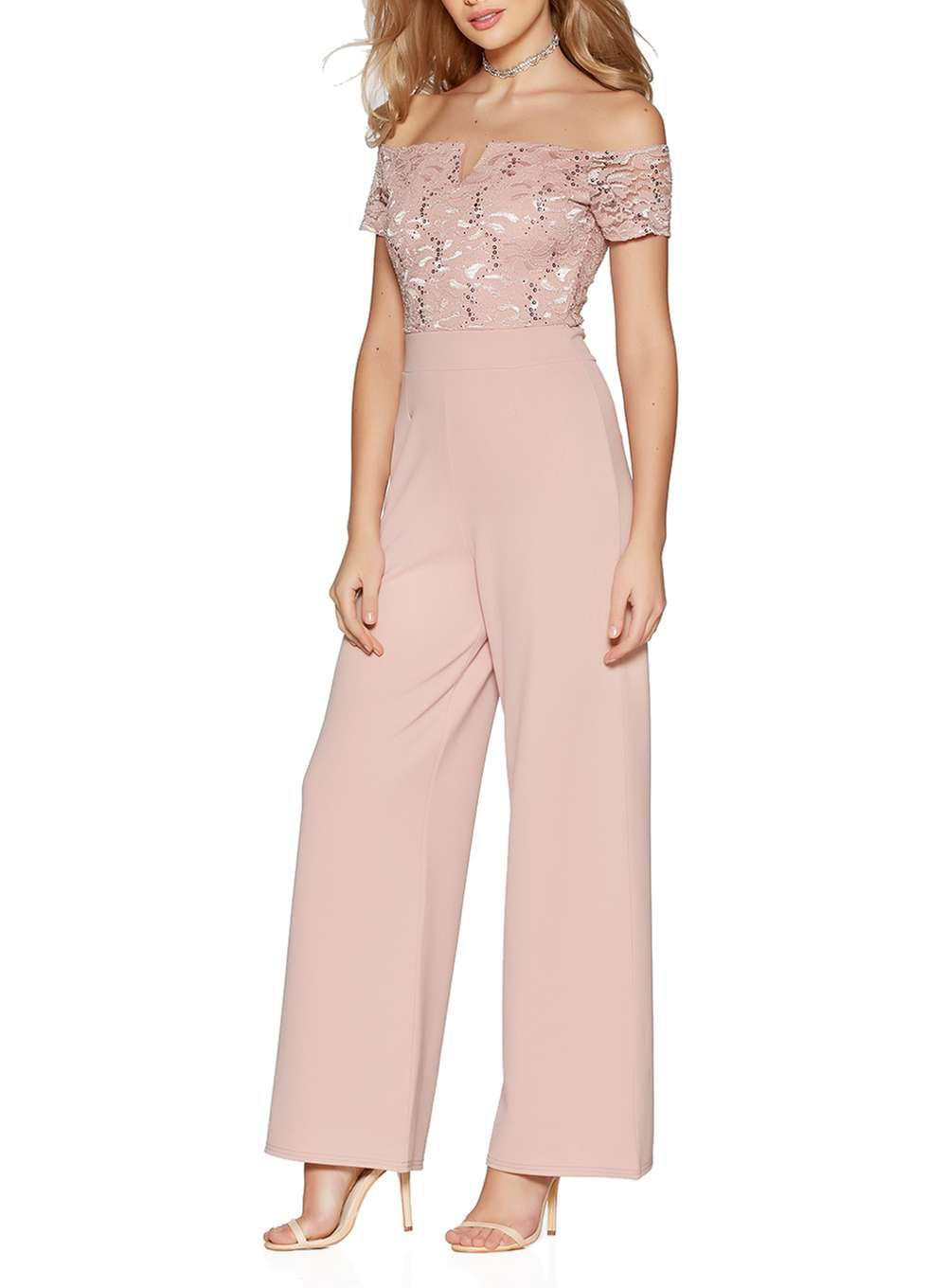 pink quiz jumpsuit