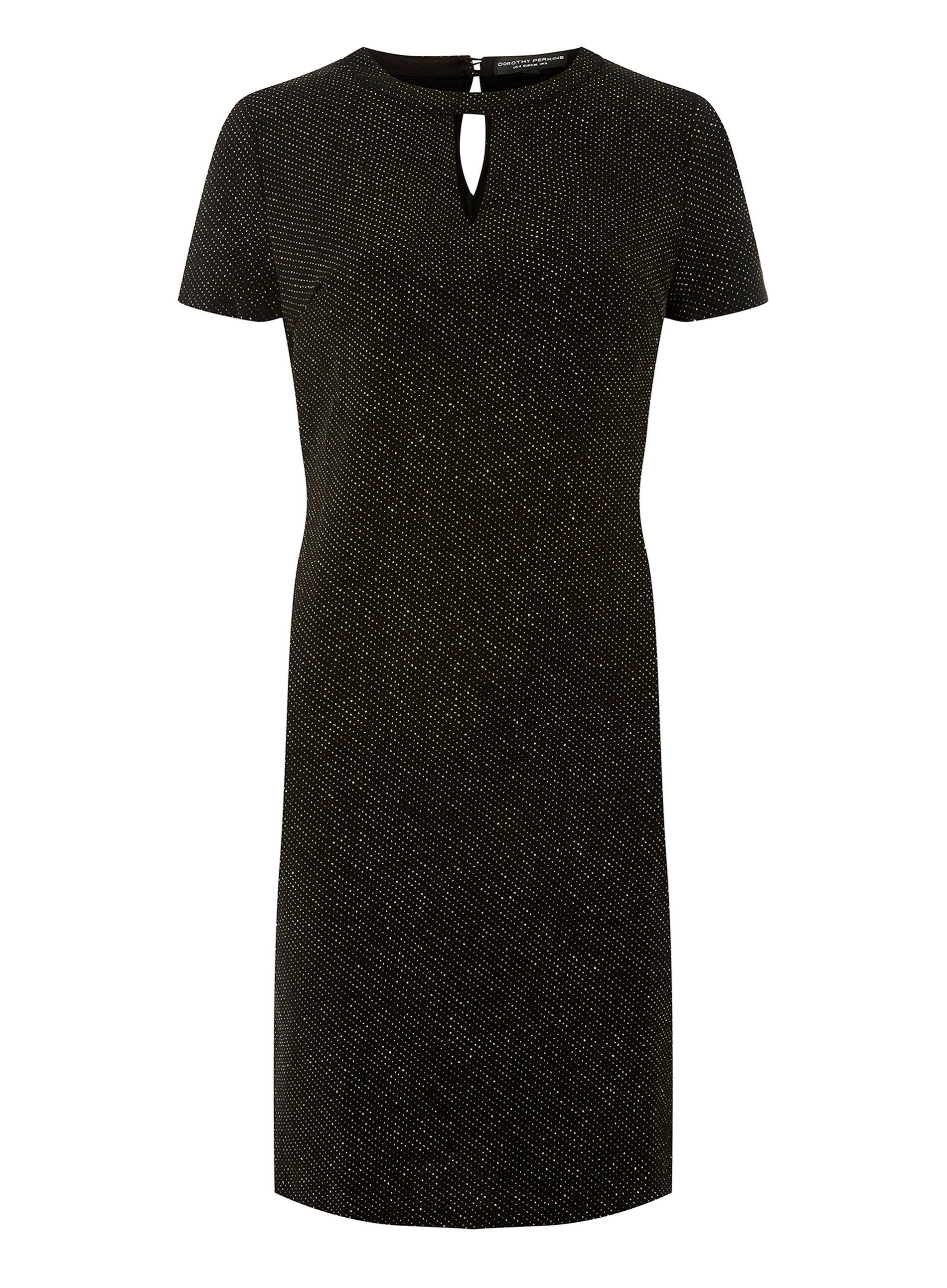 dorothy perkins metallic dress