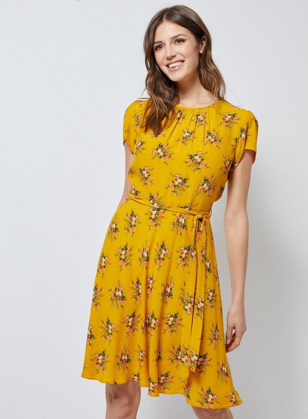 billie and blossom yellow dress