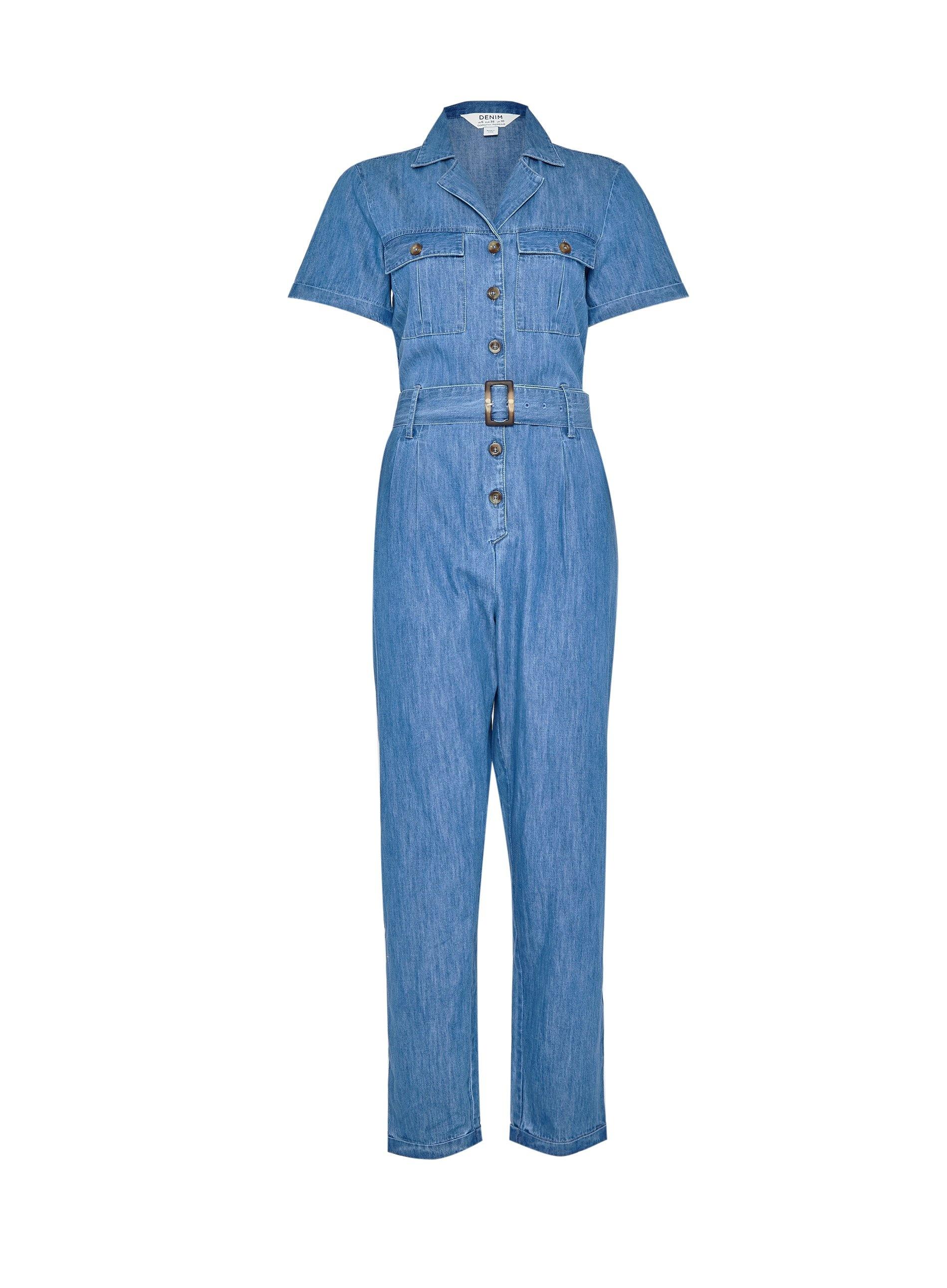 dorothy perkins denim boiler suit