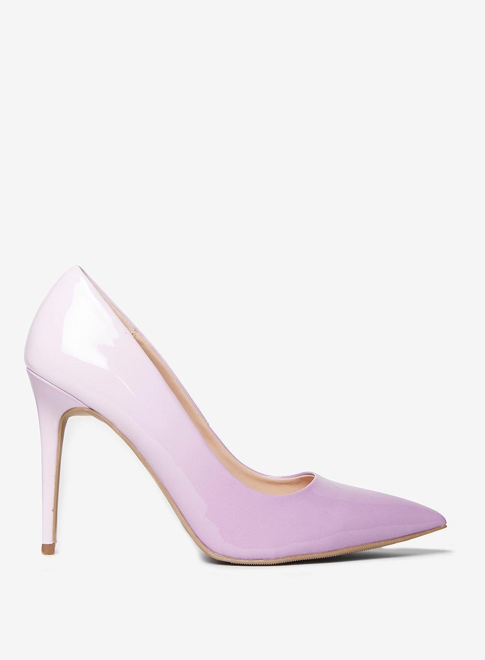 lilac court shoe